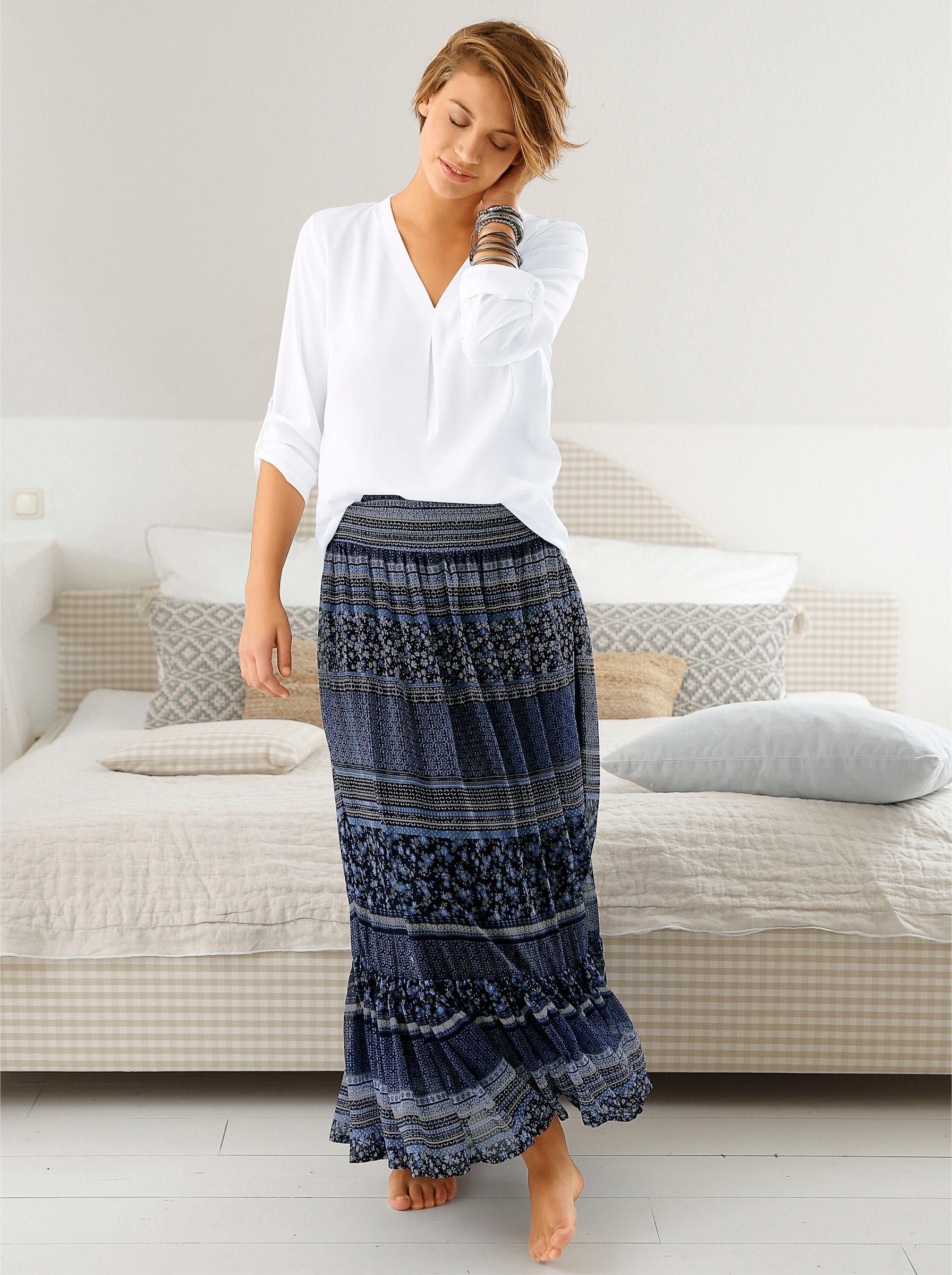 Witt Klassische Bluse Longbluse . günstig online kaufen