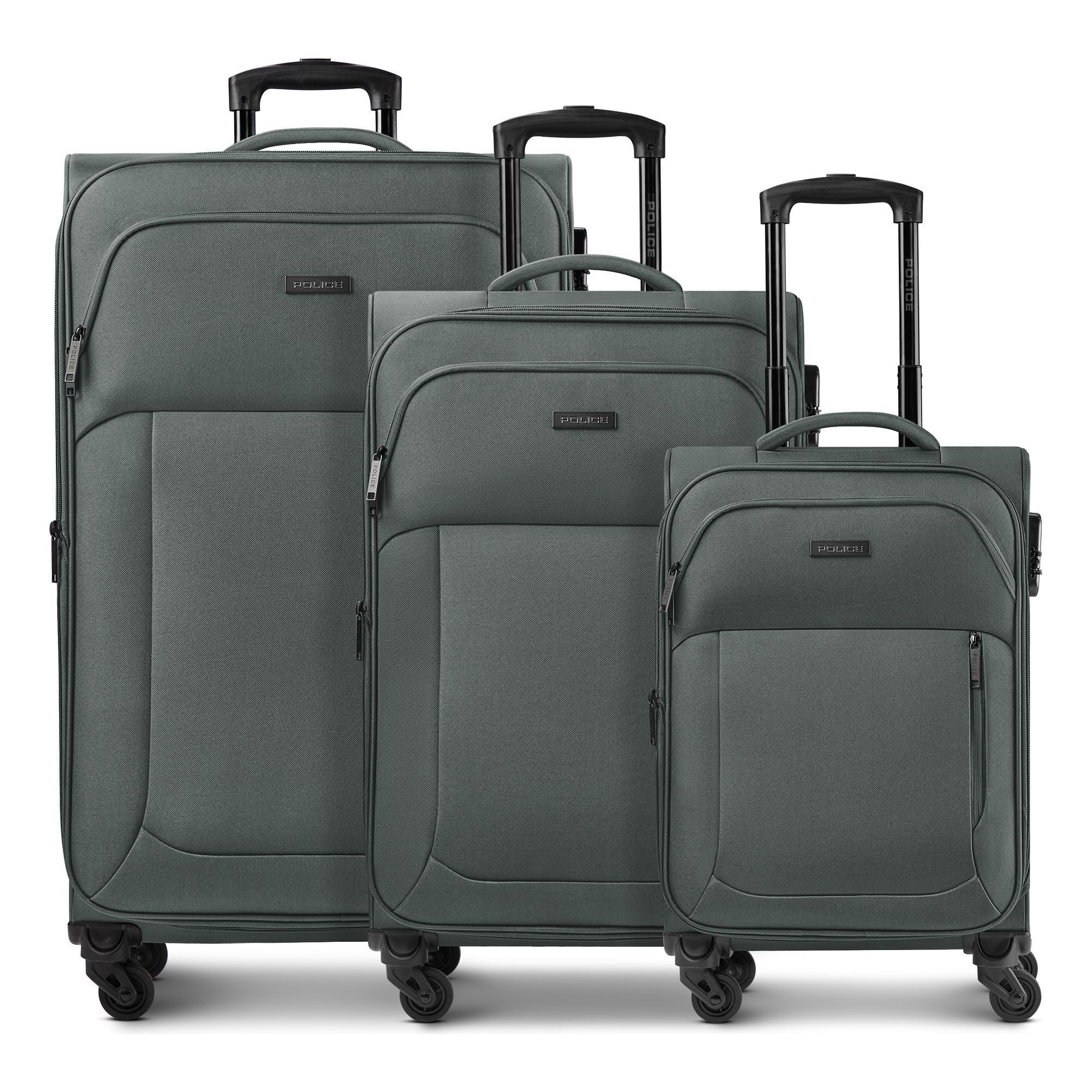 Police Trolleyset San Francisco, 4 Rollen, (3-teilig, 3 tlg), Polyester