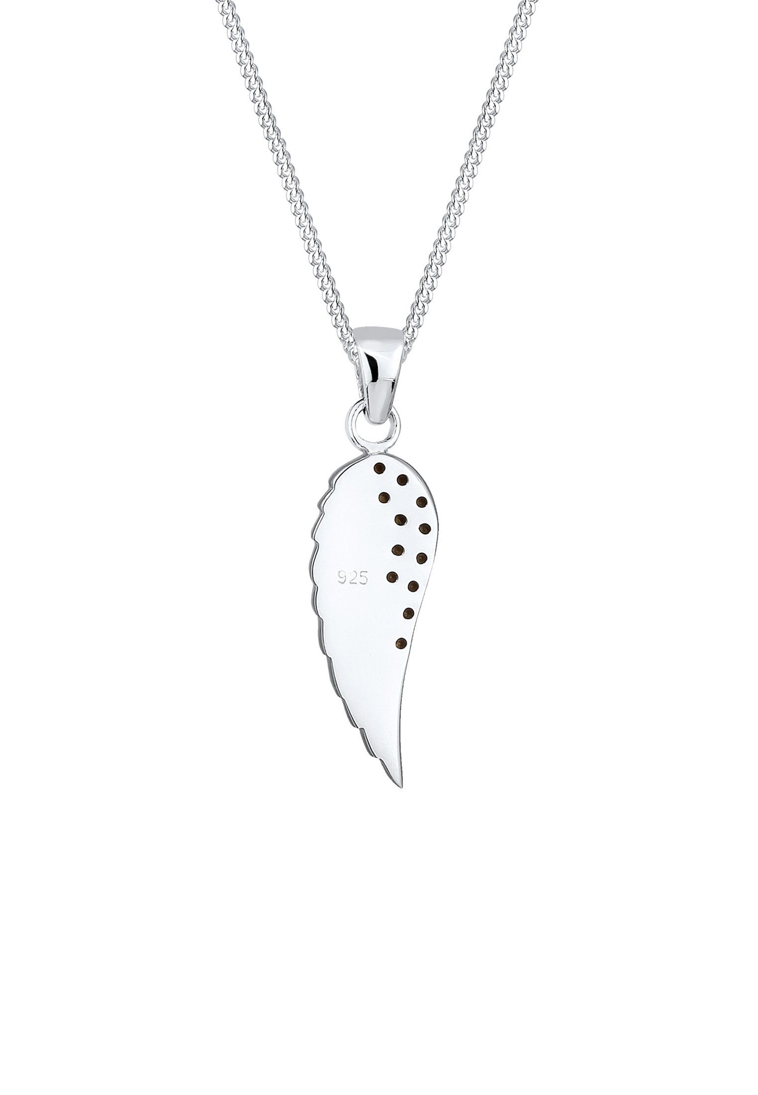 Elli Collierkettchen Flügel Anhänger 925 Silber, mit Kristallen von Swarovski®