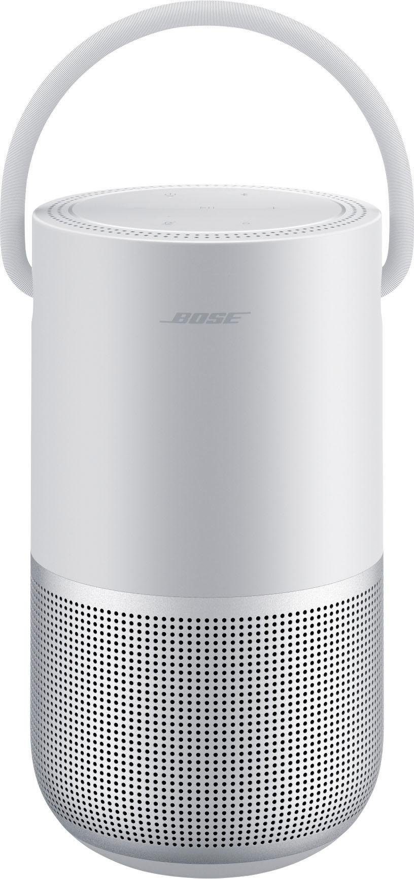 Bose Portable Home Speaker Bluetooth- u. WLAN Lautsprecher Bluetooth-Lautsprecher (Bluetooth, WLAN (WiFi), AirPlay 2, wasserabweisend, kraftvoller 360°-Klang, Multiroom)
