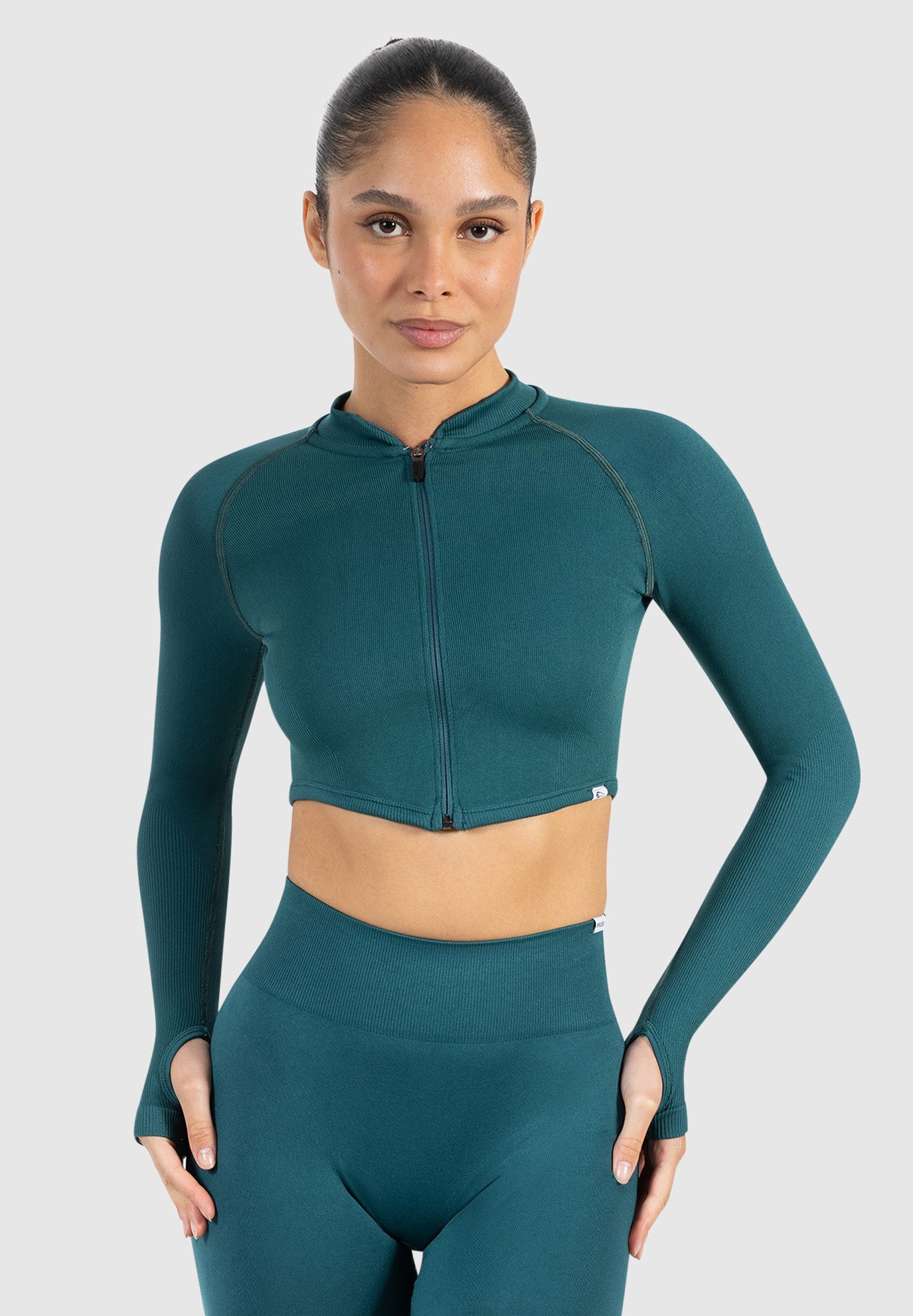 Smilodox Outdoorjacke Harly, Seamless Cropped Trainingsjacke, günstig online kaufen