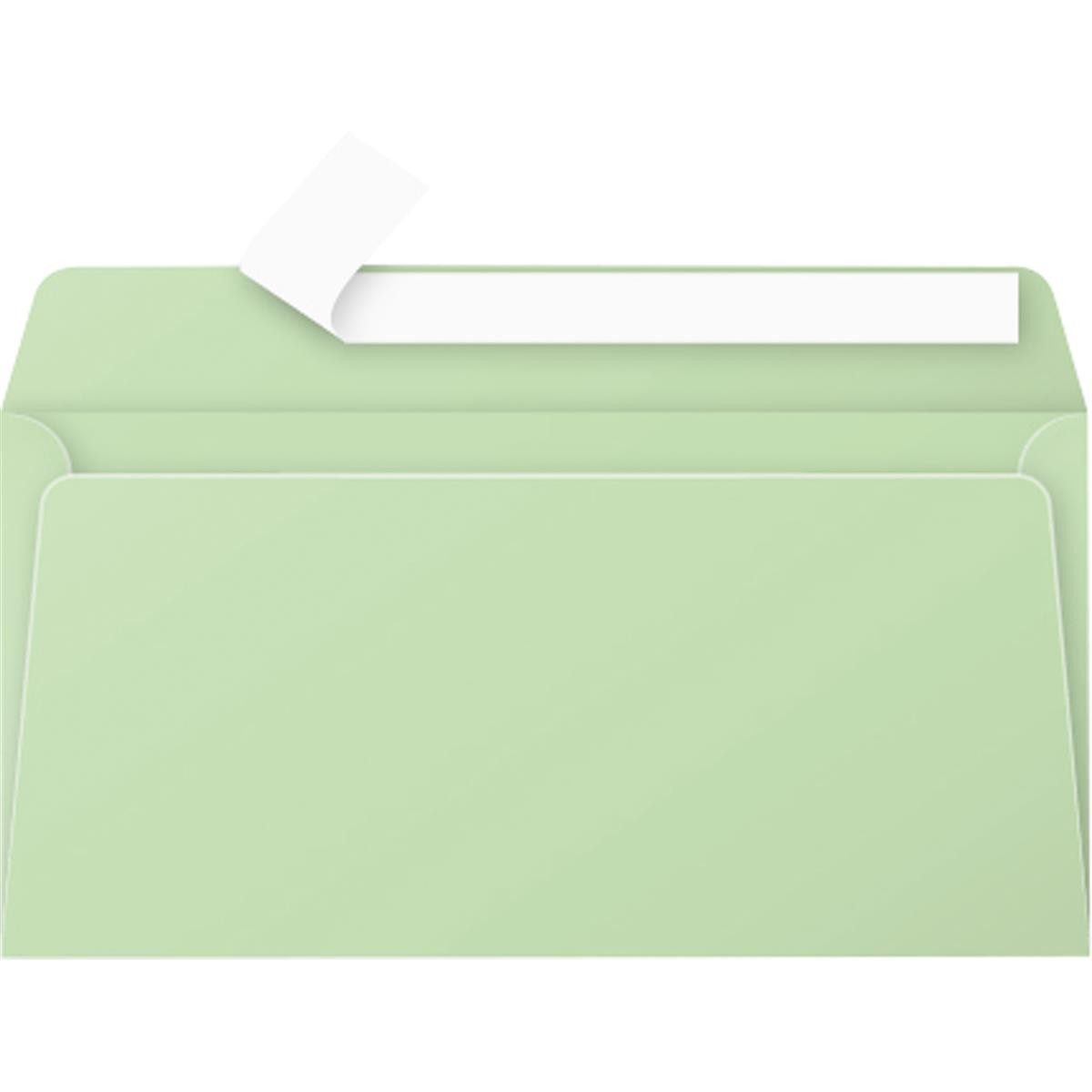 CLAIREFONTAINE Briefumschlag Clairefontaine Briefumschlag Pollen 5475C DL grün 20 St./Pack.