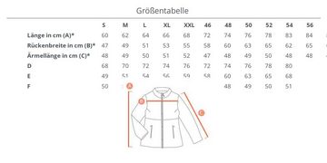 Ital-Design Steppjacke Damen Freizeit Kapuze Gefüttert Übergangsjack in Rot