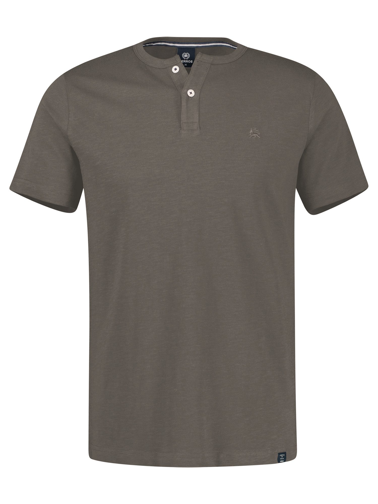 LERROS T-Shirt T-Shirt mit Rundhalsausschnitt, grosse Größen Herren T-Shirt Übergröße, 100% Baumwolle, Einfarbig, Kurzarm