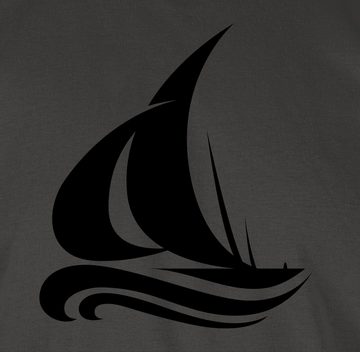 Shirtracer T-Shirt Segelboot Wellen Boot & Schiff Deko