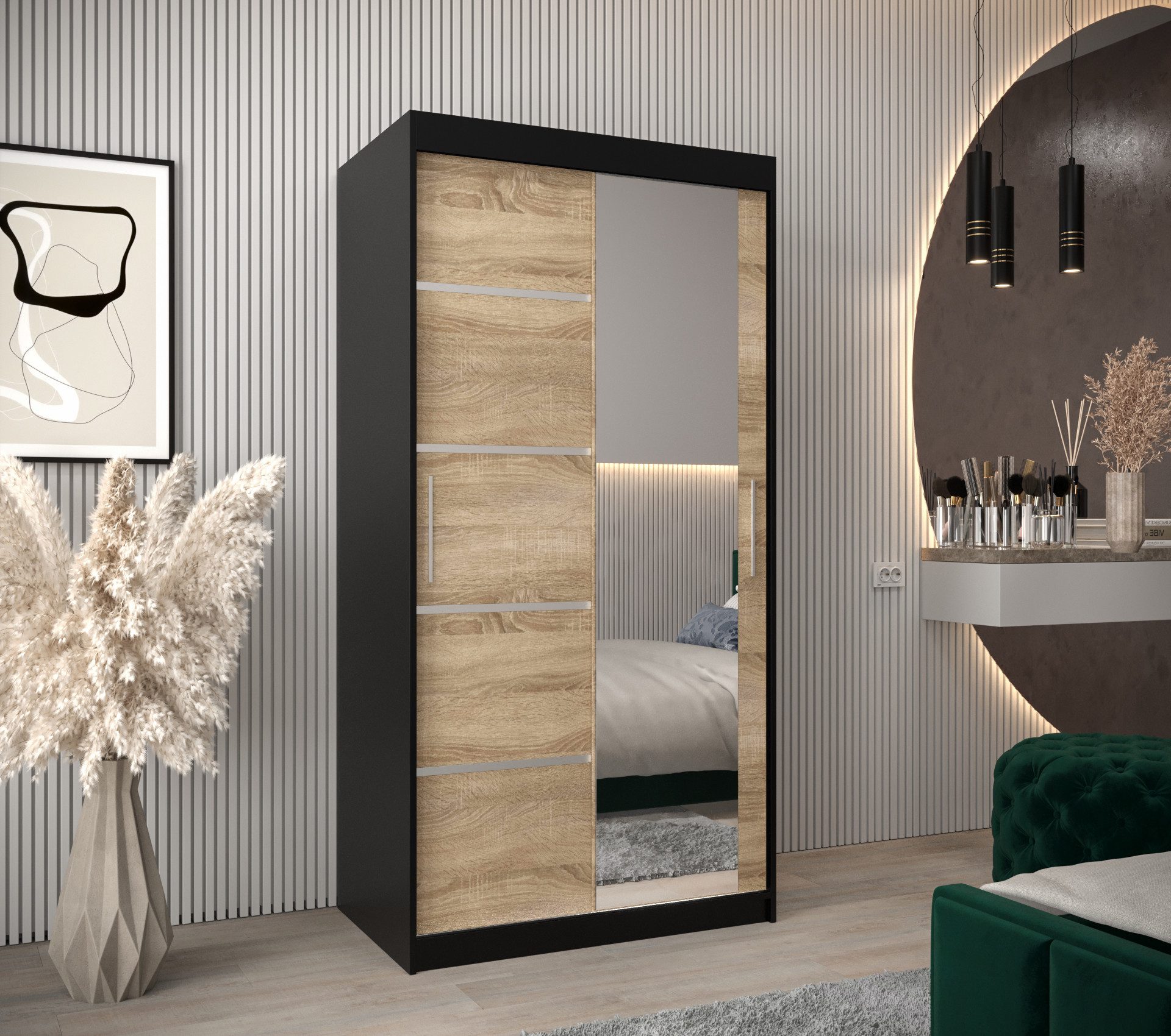 ABIKS MÖBEL Schwebetürenschrank Verona 2 Schlafzimmerschrank, günstig online kaufen