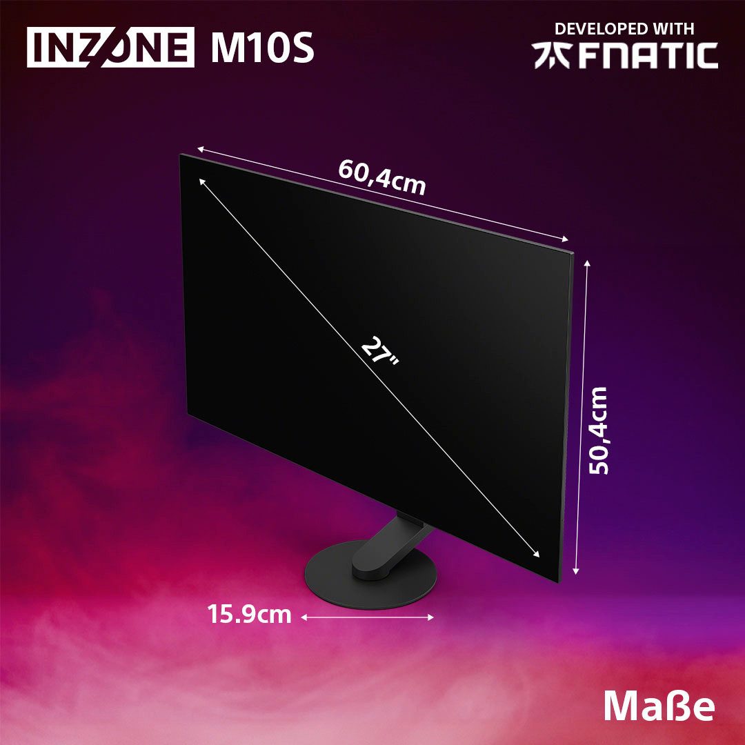 Sony SDM-27Q10S OLED-Monitor (67 cm/27 ", 2560 x 1440 px, QHD, 0,03 ms Reaktionszeit, 480 Hz, OLED)