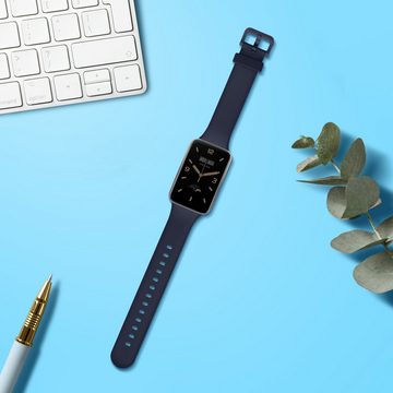 kwmobile Uhrenarmband Armband für Xiaomi Mi Band 7 Pro, Ersatzarmband Fitnesstracker - Fitness Band Silikon