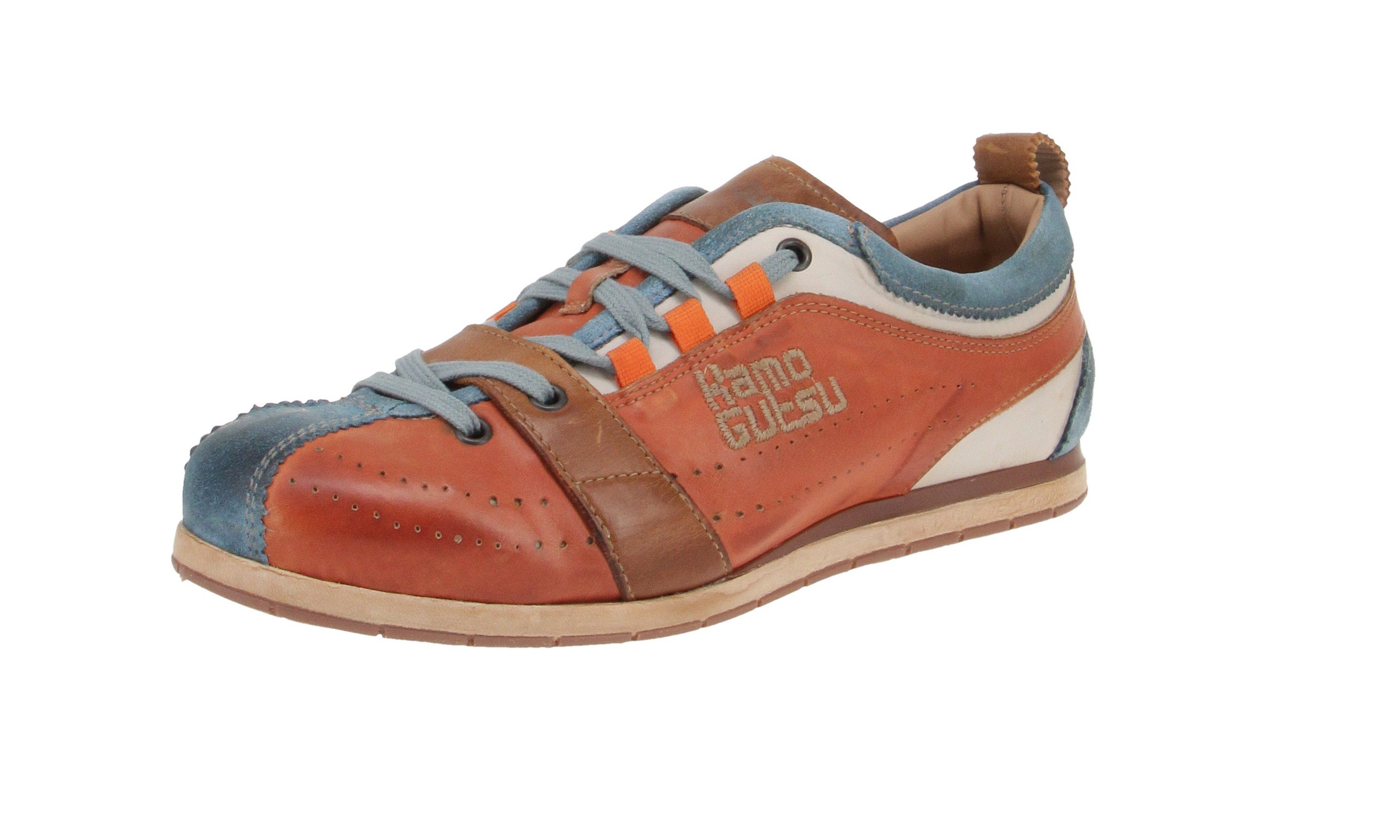 Kamo-Gutsu TIFO-017 - Herren Schuhe Freizeitschuhe - Gel-Ice-Arancio Sneaker