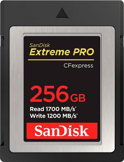 Sandisk »CF Express Extreme Pro 256GB« Speicherkarte (256 GB, 1700 MB/s Lesegeschwindigkeit)
