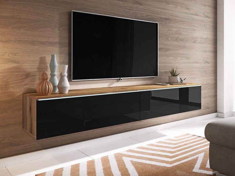 Mirjan24 TV-Schrank »D180« Stilvoll TV-Tisch, 2 Türen, Modern Wohnzimmer