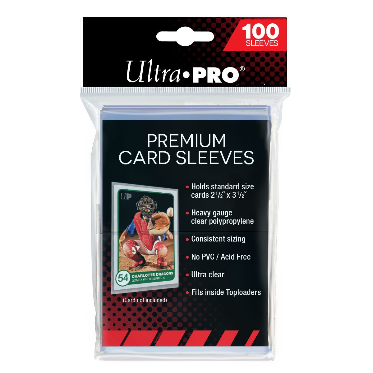 UltraPRO Sammelkarte 100 Platinum Premium Soft Sleeves