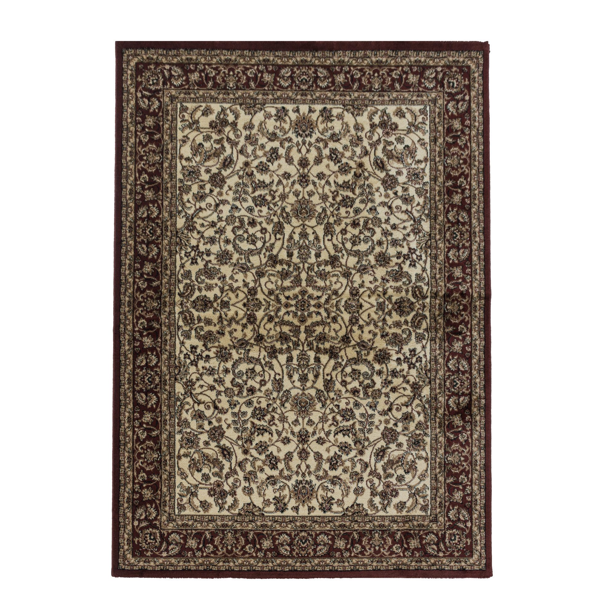 Teppium Teppich Orientalisch Design, Rechteckig, Höhe: 9 mm, Orient Teppich Wohnzimmer Orientalisch Design Kurzflor Pflegeleicht