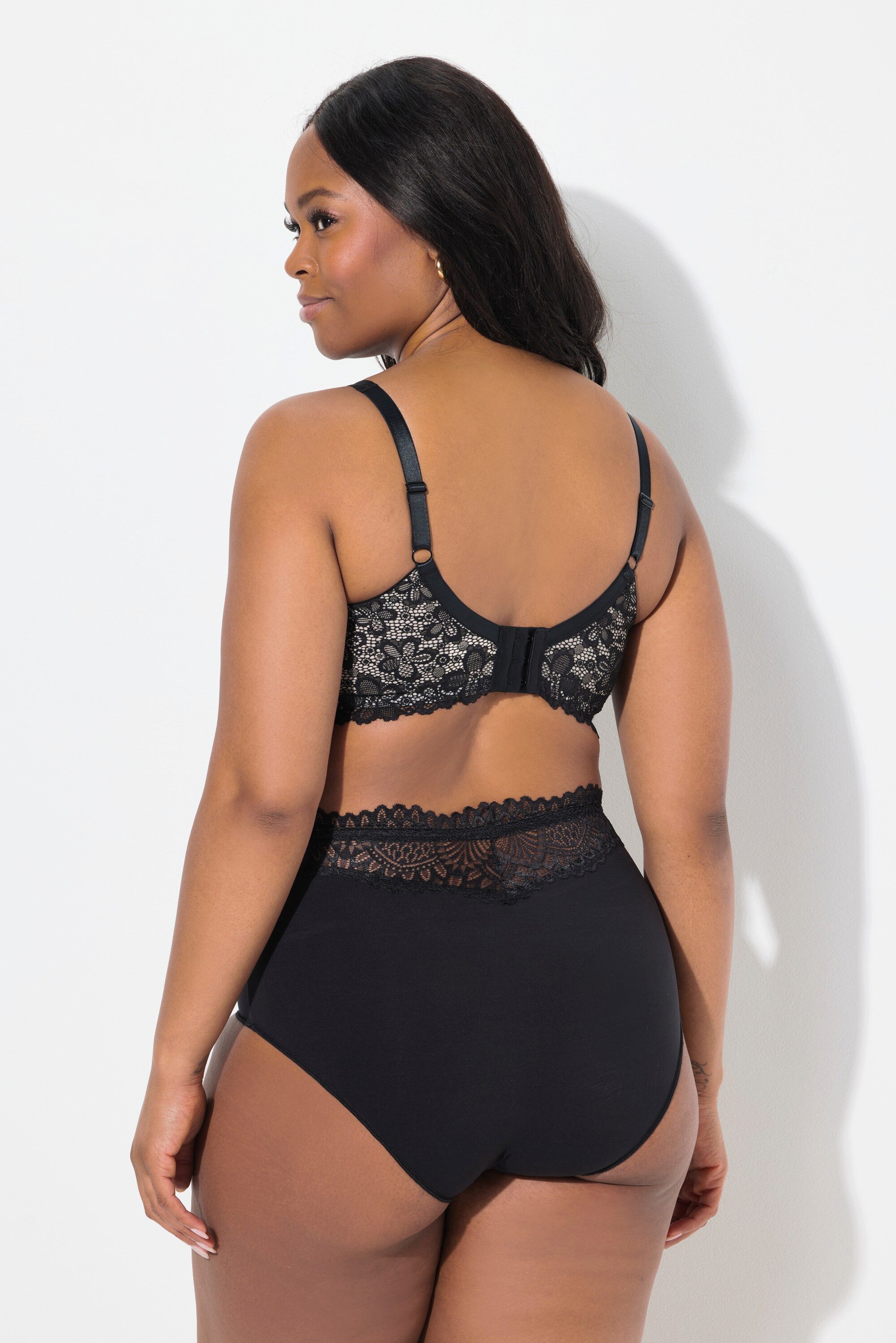 Ulla Popken Soft-BH TruYou Bralette Spitze Softschale ohne Bügel
