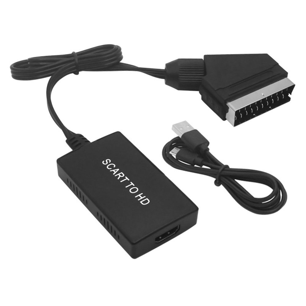 GelldG »SCART auf HDMI Konverter, SCART auf HDMI Adapter Video Audio  Wandler HD 1080P mit HDMI Kabel, für HDTV STB VHS Xbox PS3 Sky DVD Blu-ray  usw.« Konverterkabel online kaufen | OTTO