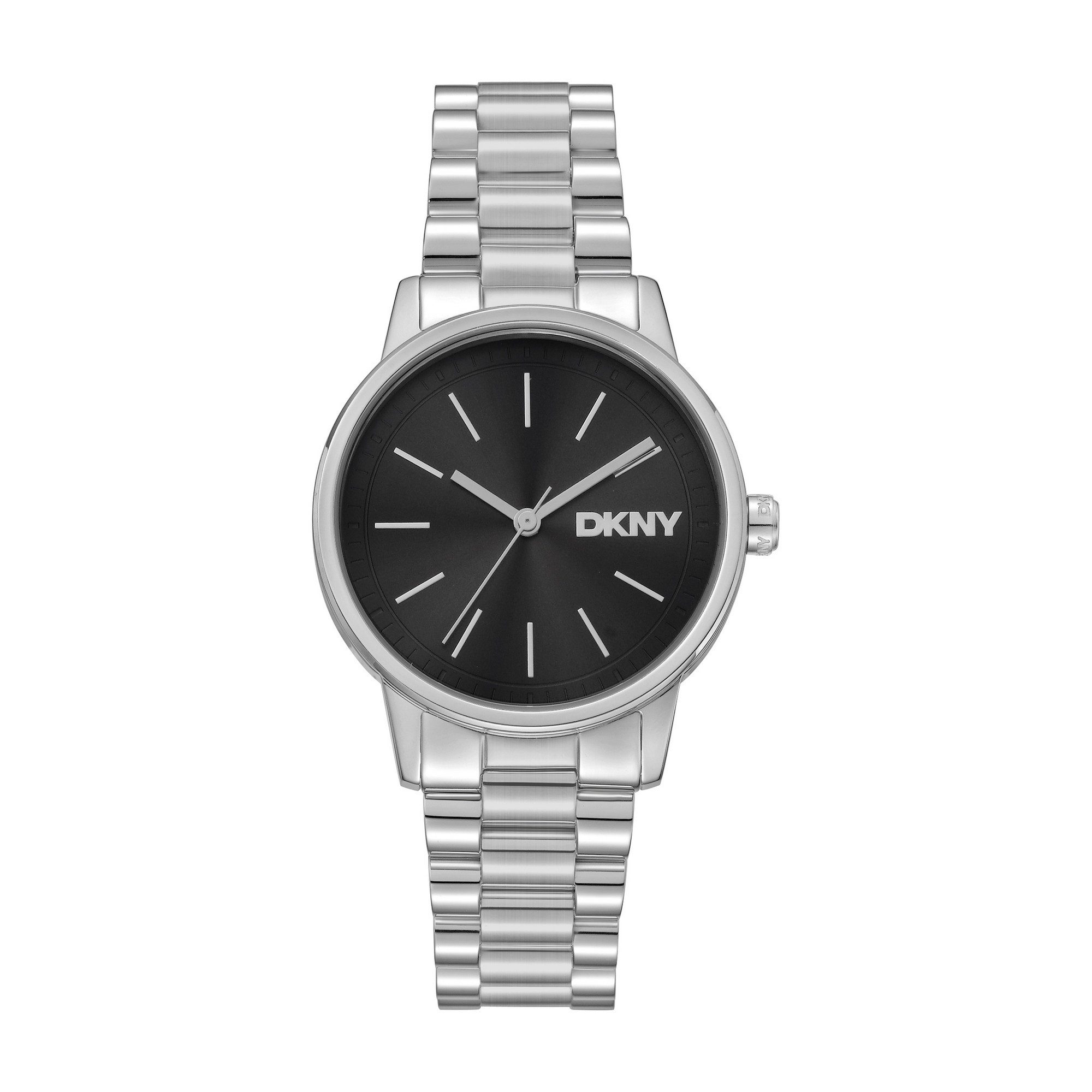 DKNY Quarzuhr Urban DK1L085M0045, Armbanduhr, Damenuhr, Edelstahlarmband, analog