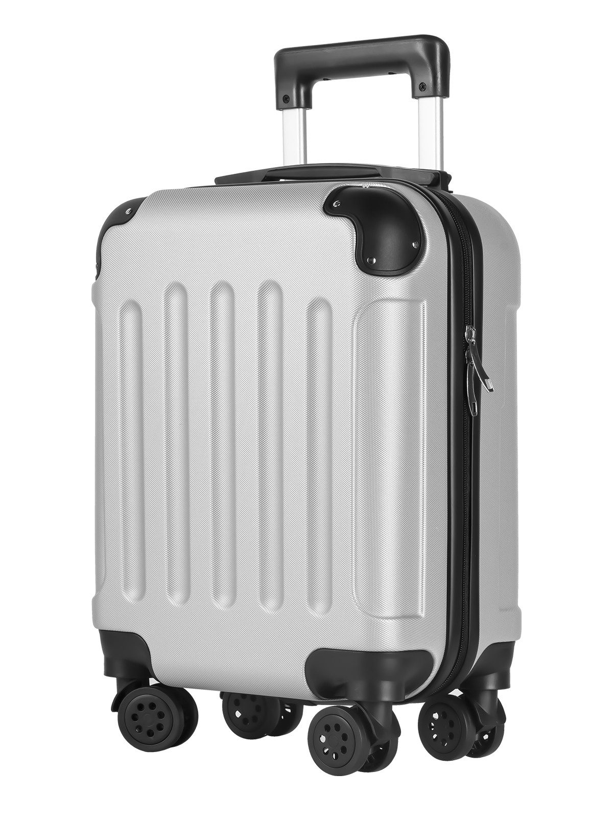 yonsly Hartschalen-Trolley Rollkoffer Trolley Reisekoffer Handgepäck Leichter Rollkoffer, 4 Rollen, Robuster Reisebegleiter aus ABS-Hartschale, Geschäftsreisekoffer