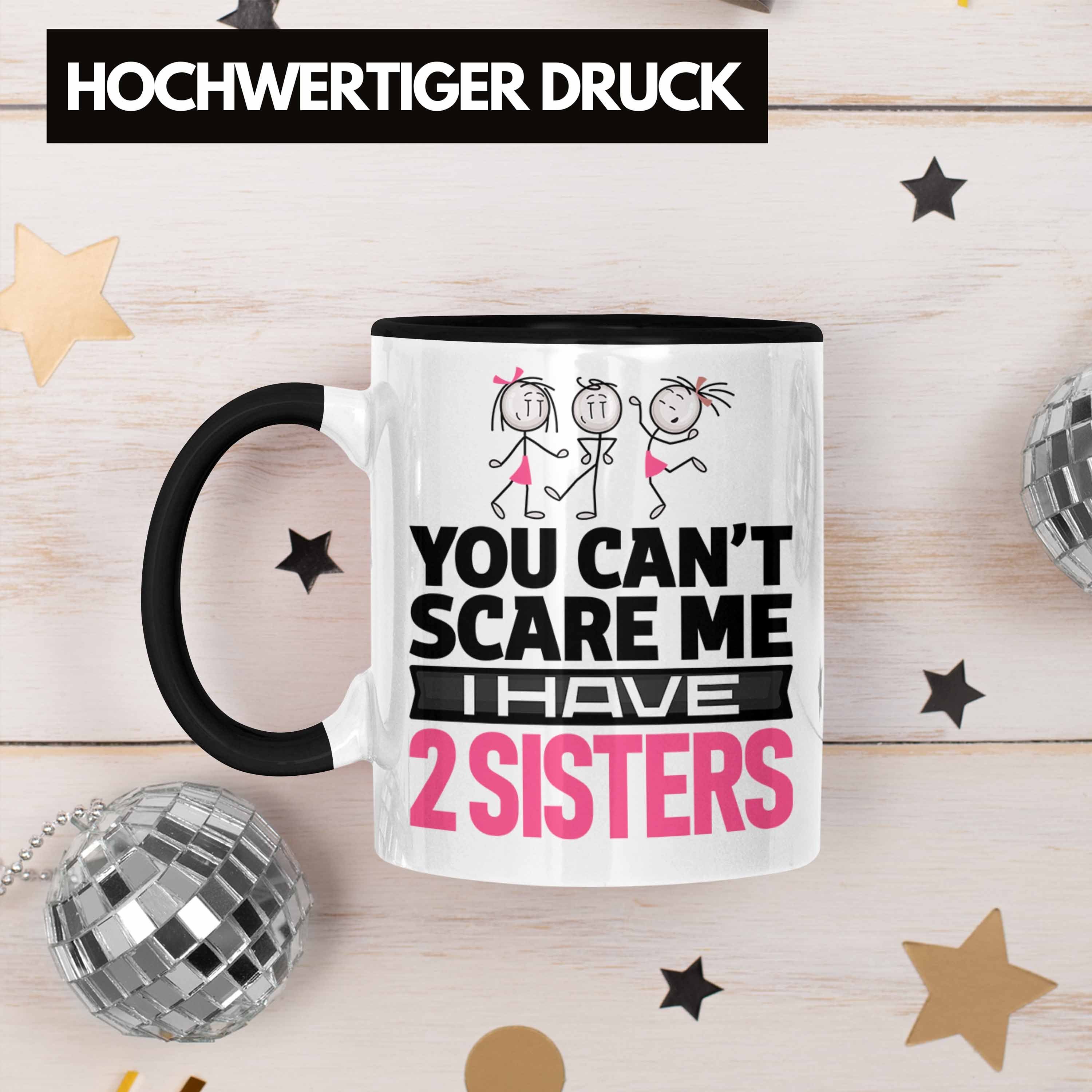 Trendation Tasse Geschwister Geschenk Geschenk von Tasse Schwester Bruder Schwestern An Schwarz