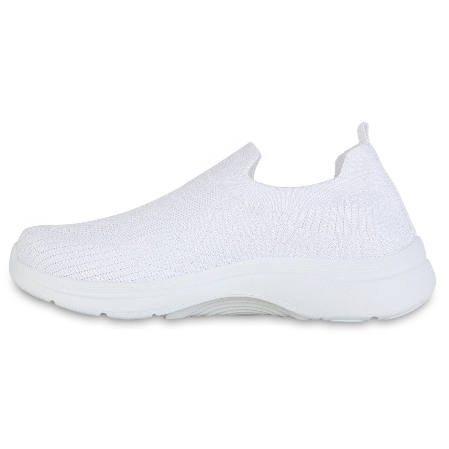VAN HILL 841620 Slip-On Sneaker Herren Slip Ons Sportschuhe Sportliche Strick Profil-Sohle