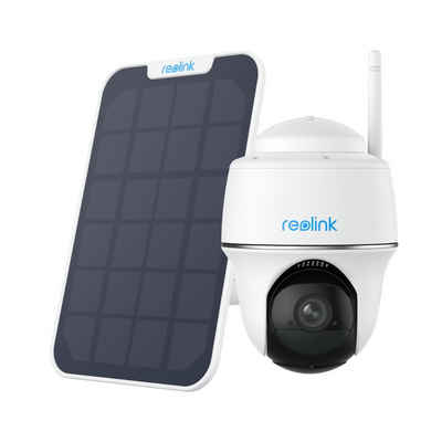 Reolink 3MP Argus PT Lite+Solarpanel Überwachungskamera (Außenbereich, Personen-/Fahrzeugerkennung, Solarbetrieben, 2,4 GHz WLAN, 2 Wege-Audio)