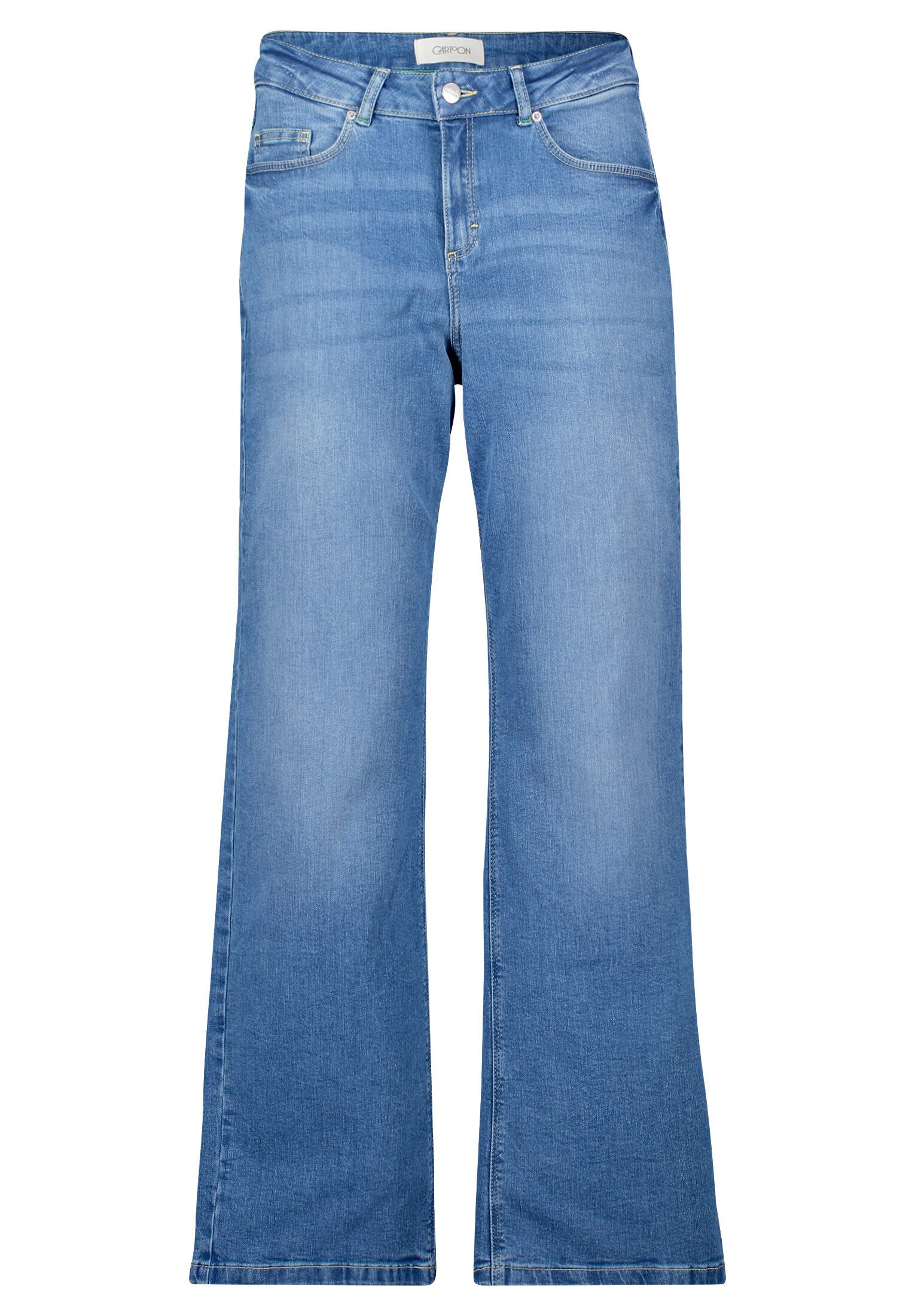 Cartoon Stretch-Jeans Damen mit Eingrifftaschen