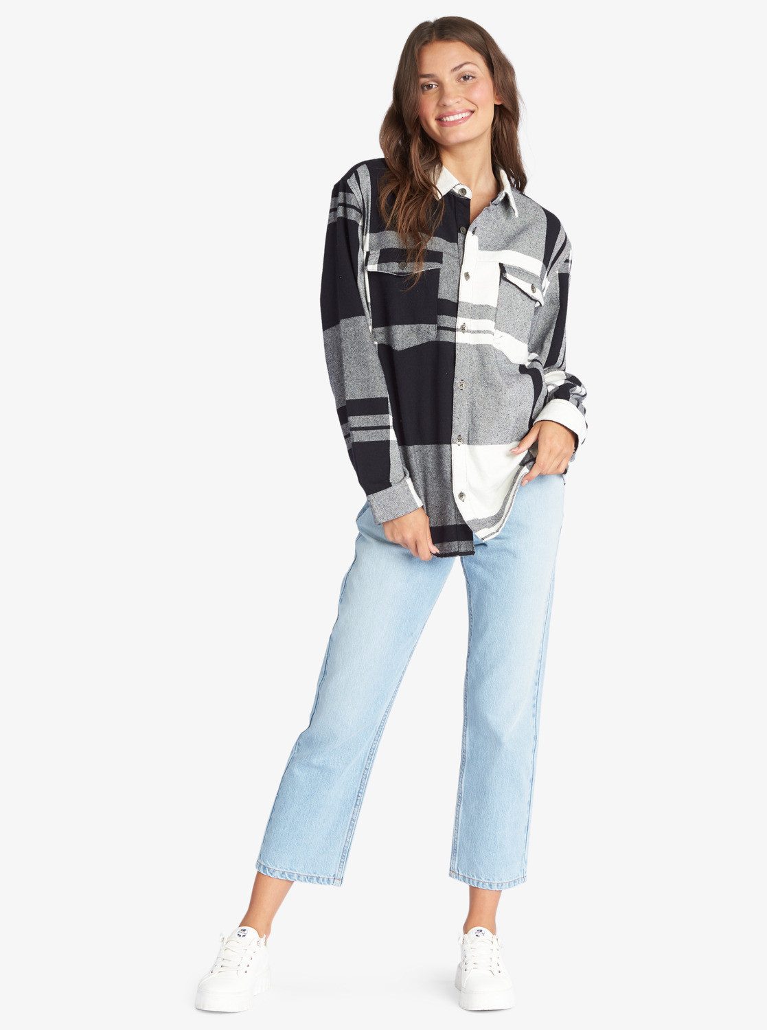 Roxy Langarmhemd Let It Go Flannel