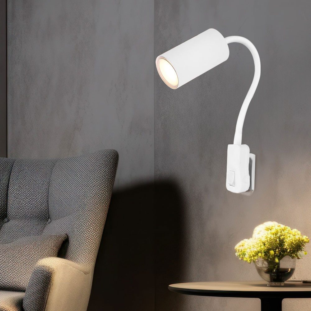 GLOBO LIGHTING Wandleuchte, Leuchtmittel nicht inklusive, Wandleuchte Wandlampe Schlafzimmerleuchte