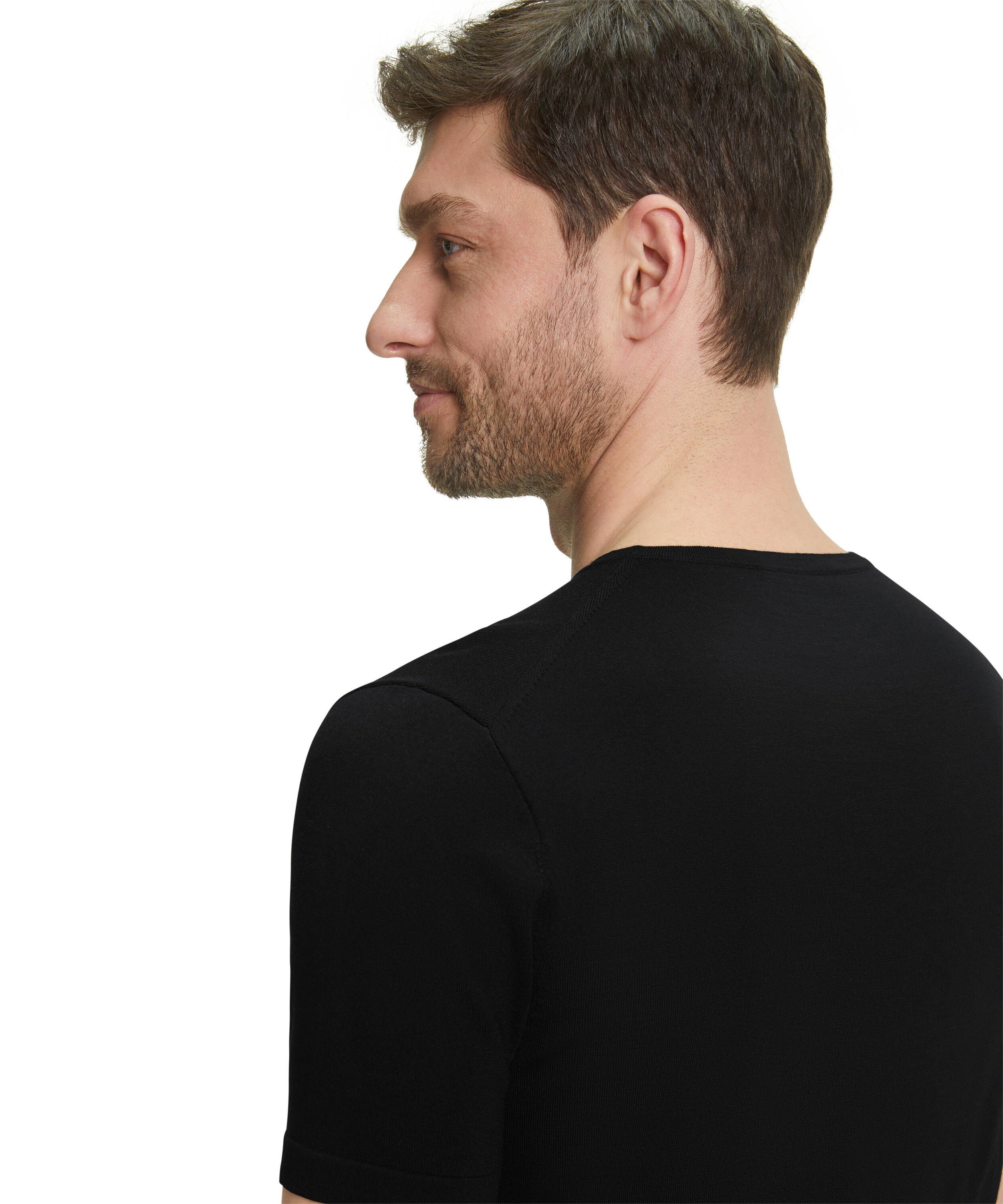 FALKE T-Shirt (1-tlg) aus Merinowolle black (3000)