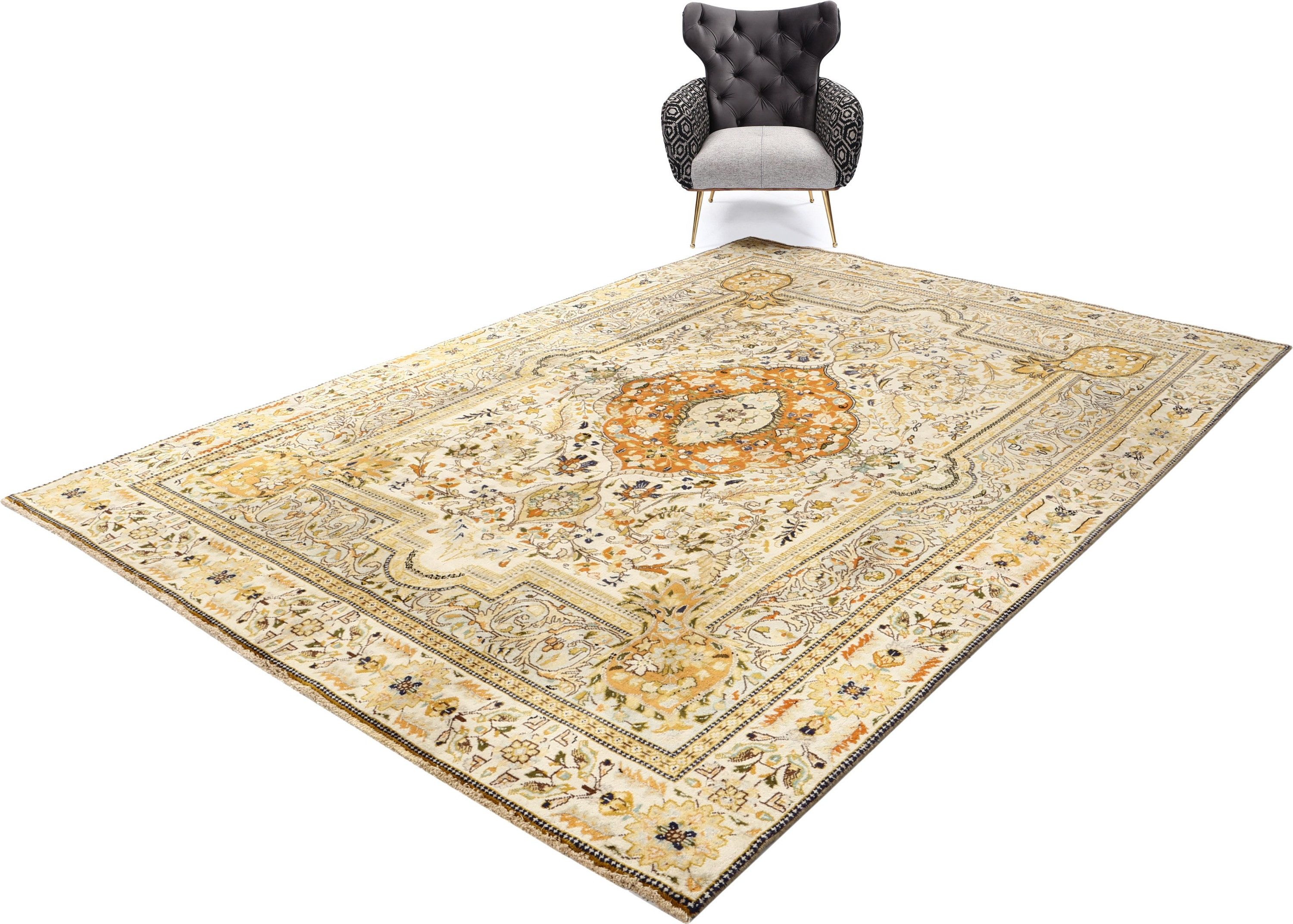 Carpet Avenue Teppich Tabriz Tabatabai Patina 305x221, Rechteck, Höhe: 7 mm