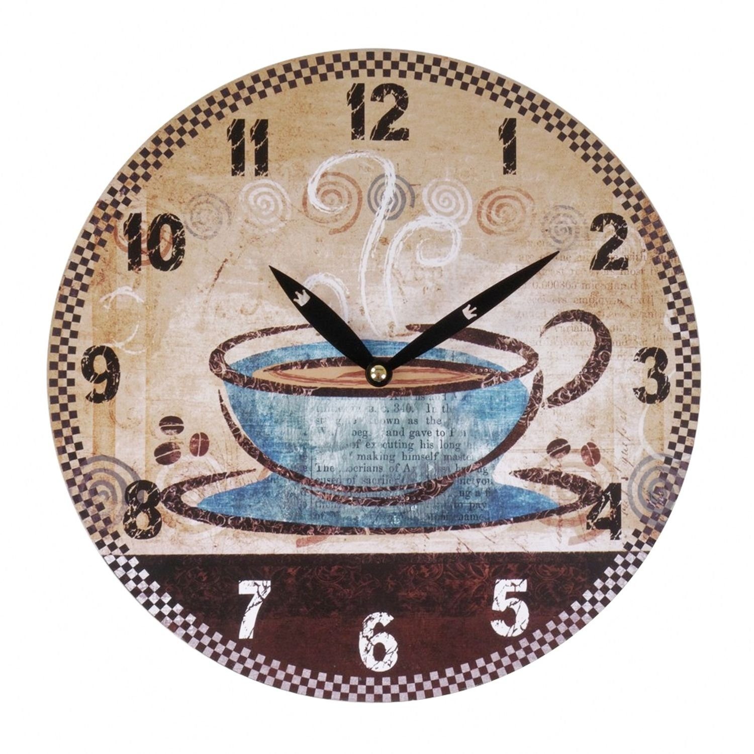 BURI Wanduhr Zeitlose Wanduhr Ø29cm Landhausstil Shabby Vintage Antik Küche günstig online kaufen