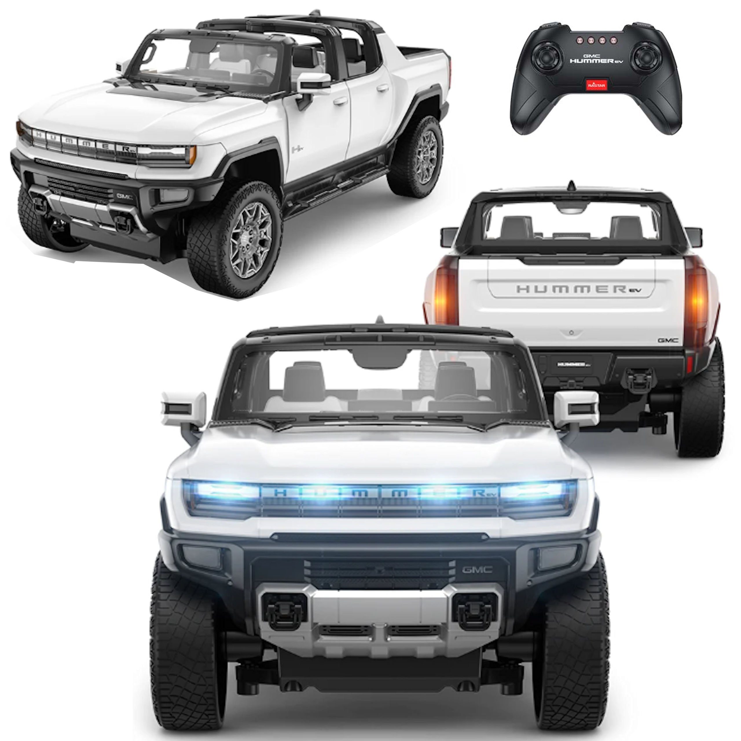 COIL RC-Auto RC Hummer EV, Geländewagen, 1:16, 2,4GHz, LED, Ferngesteuert, Allradlenkung
