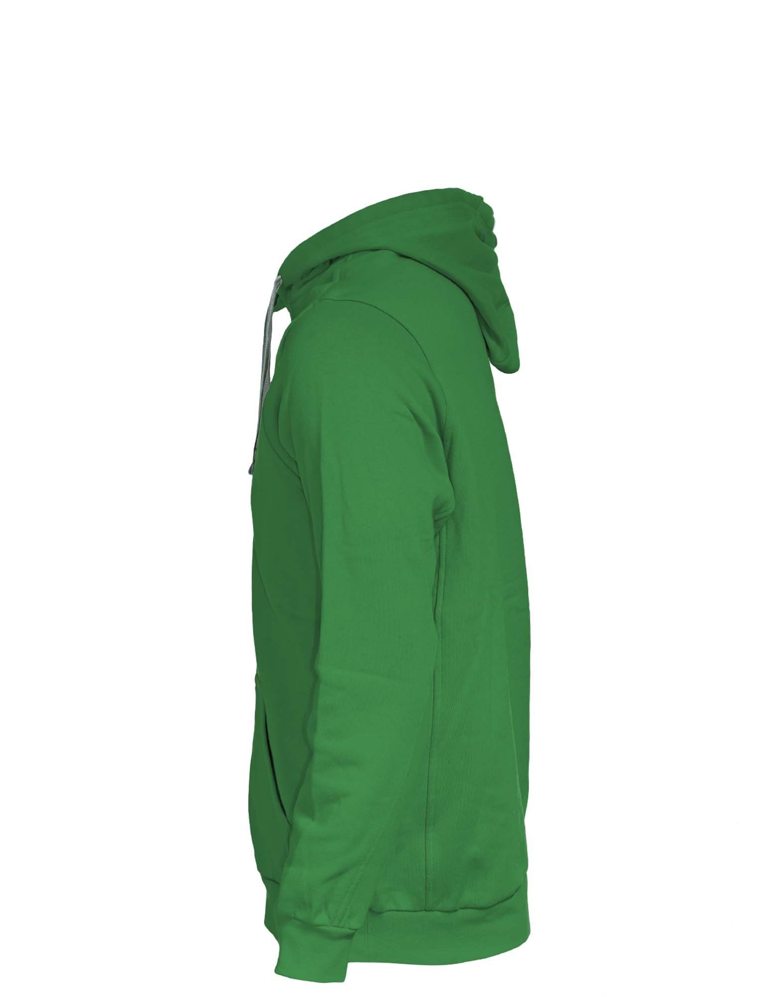 PEAK grün Känguru-Tasche classic mit (1-tlg) praktischer Kapuzensweatshirt