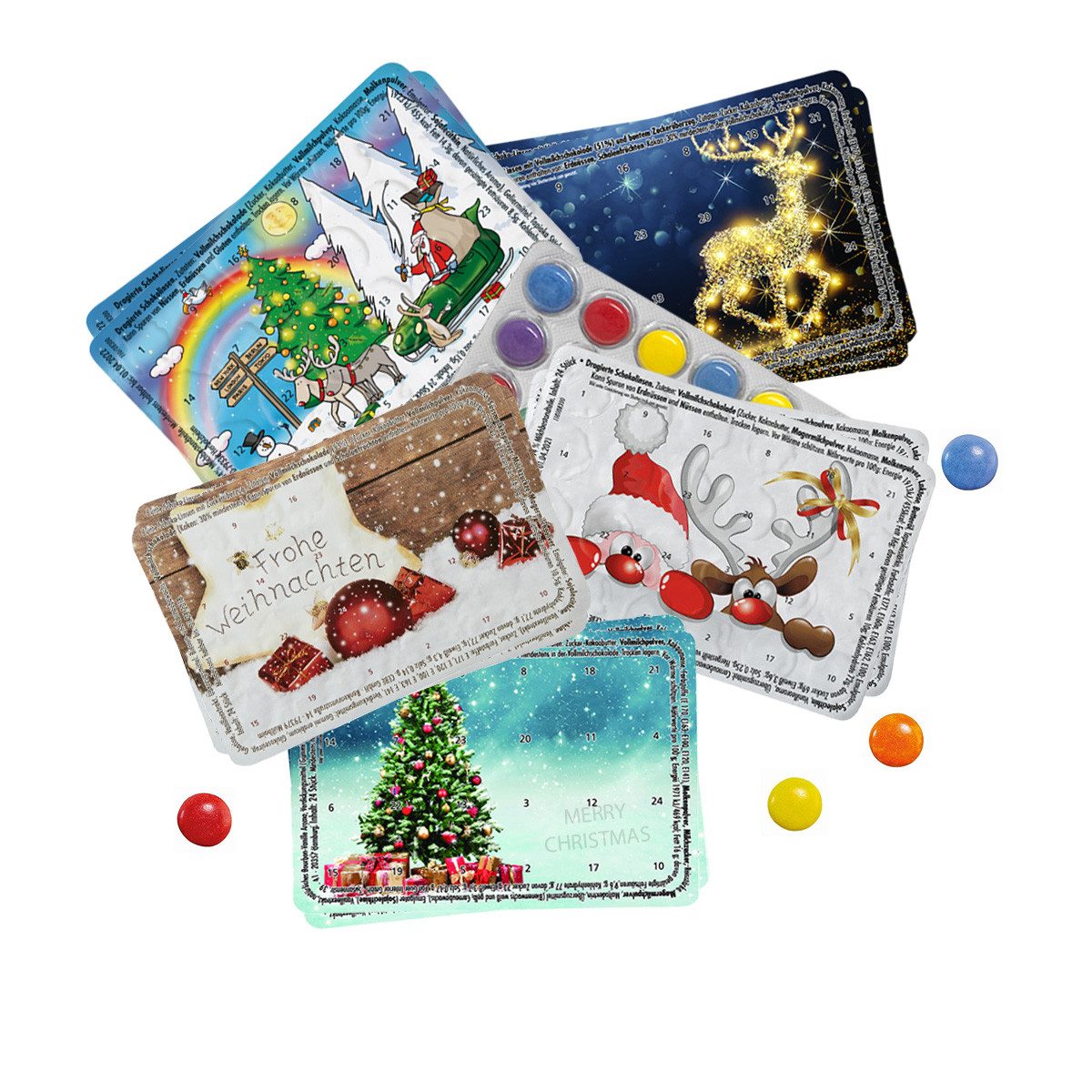 Adventskalender Der vielleicht kleinste Adventskalender der Welt? 5er Set Kalender