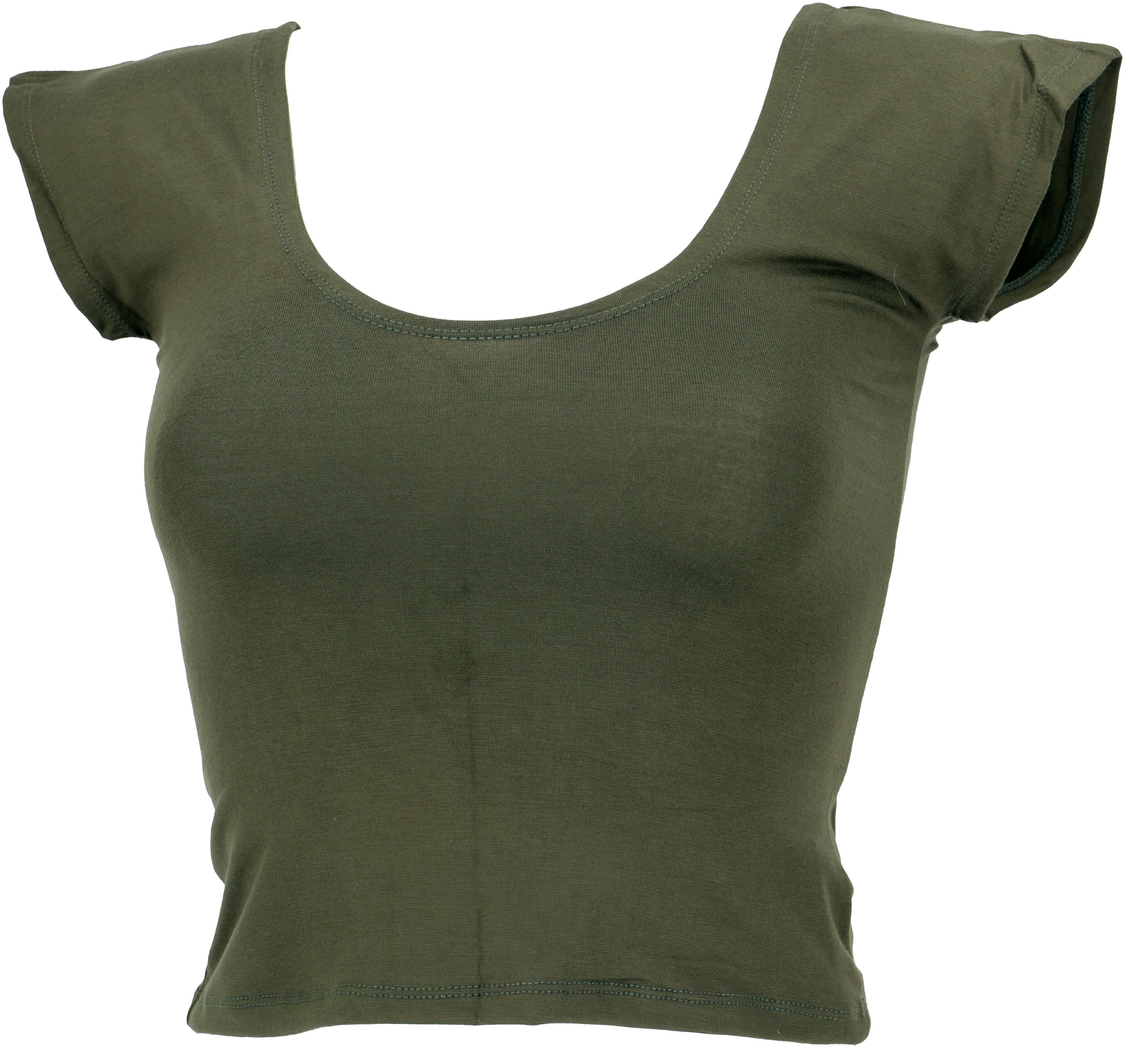 T-Shirt Bauchfreies Goa Psytrance Pixi Shirt, Choli Top..