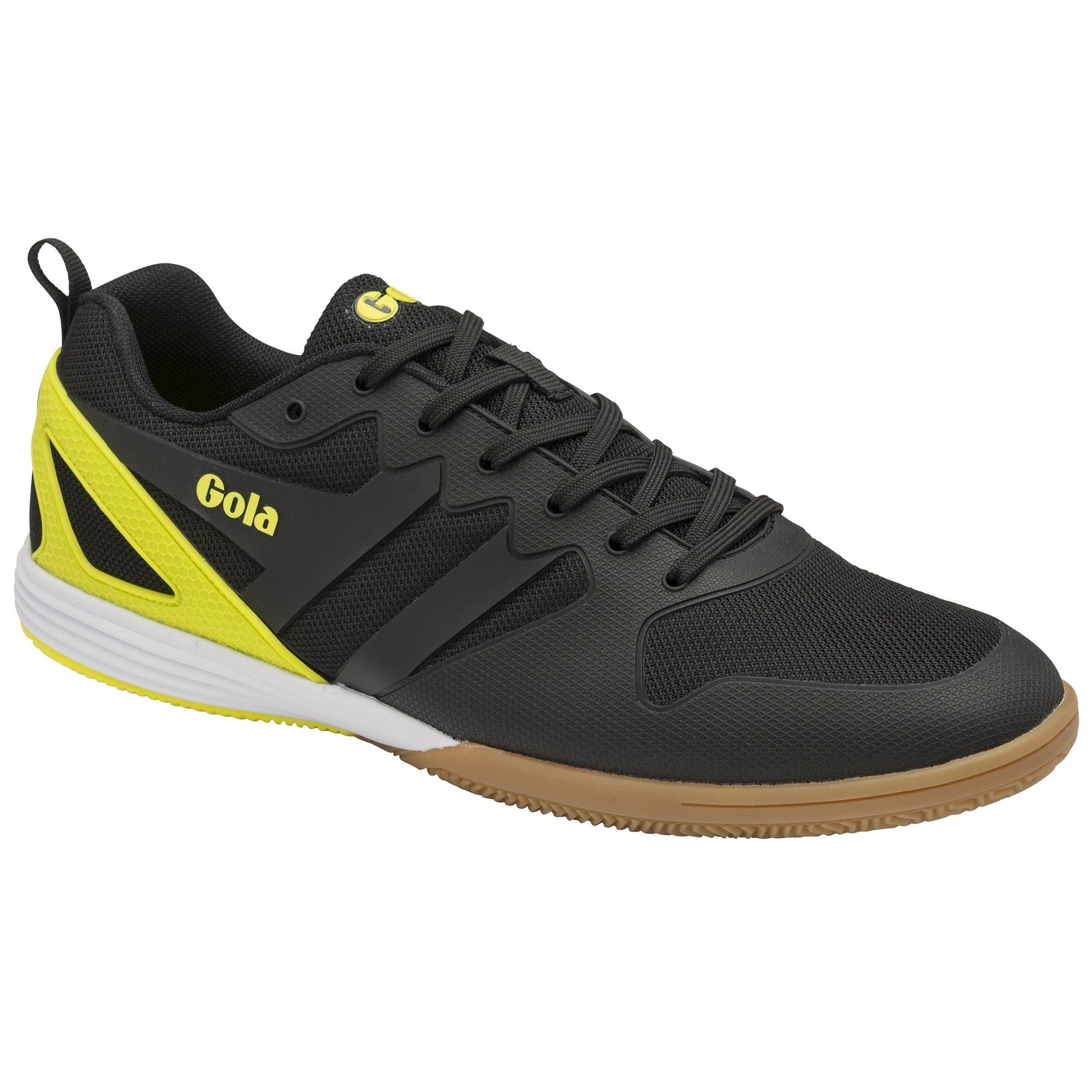 Gola Hallen-Indoorschuhe Echo TX schwarz/volt Herren Badmintonschuh