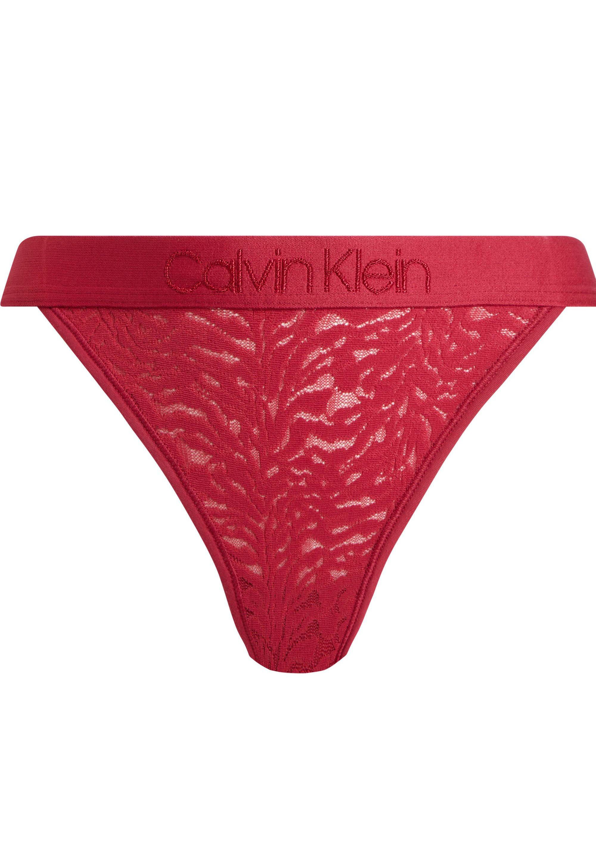 Calvin elastischem Bund mit T-String Underwear Klein