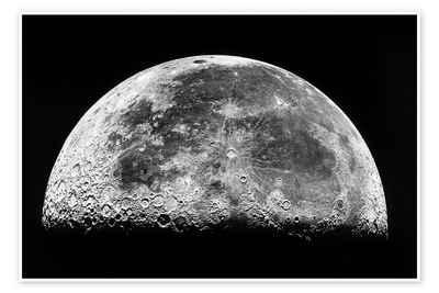Posterlounge Poster NASA, Der Mond, Schlafzimmer Fotografie