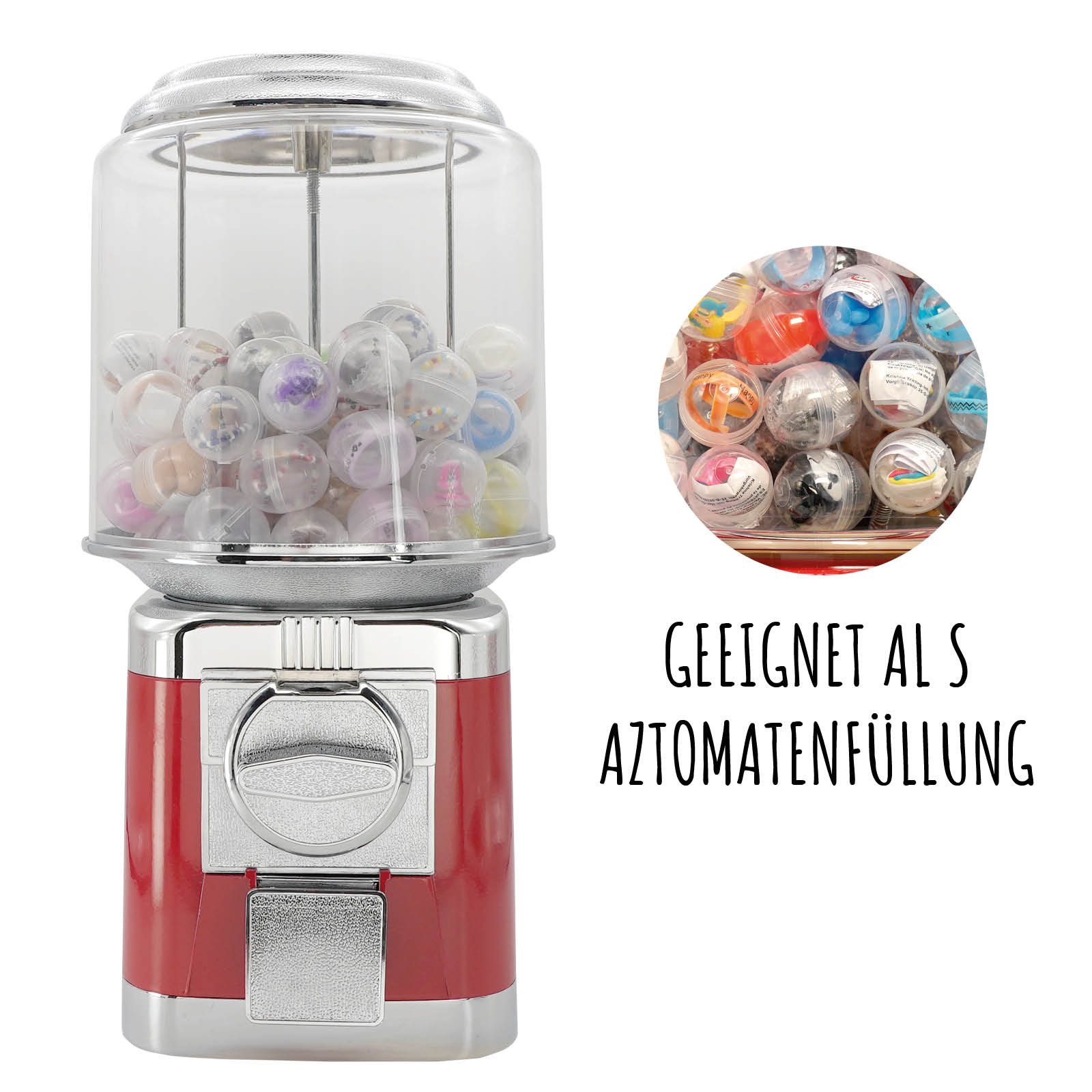 what the shop Spielfahrzeug-Erweiterung K11 Kapseln gefüllt Standard Mix mit Spielzeug – ideal für Automaten, robuste Kunstoffkapseln