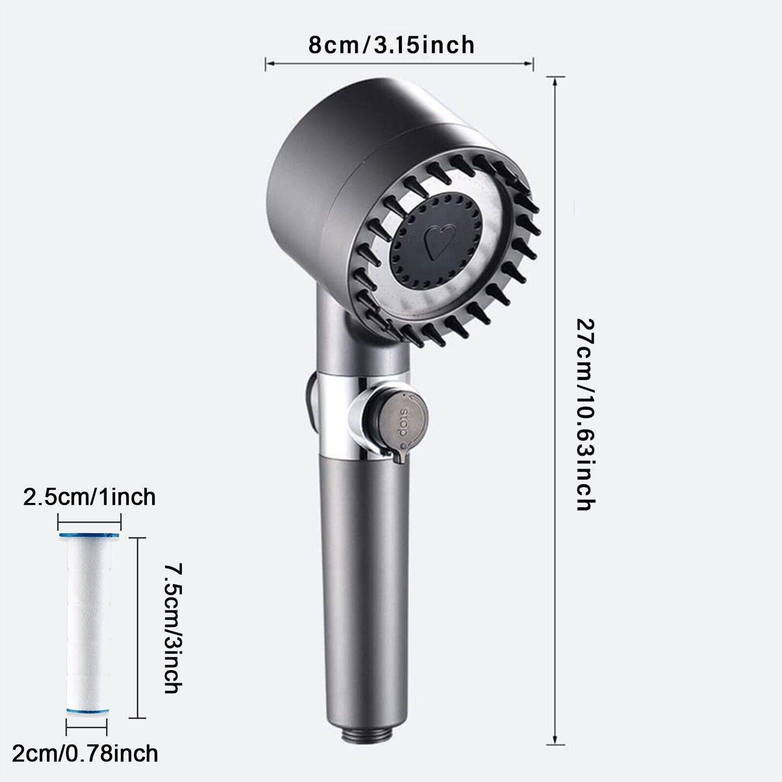 MC Star Regenduschkopf Duschkopf Handbrause 3 günstig online kaufen