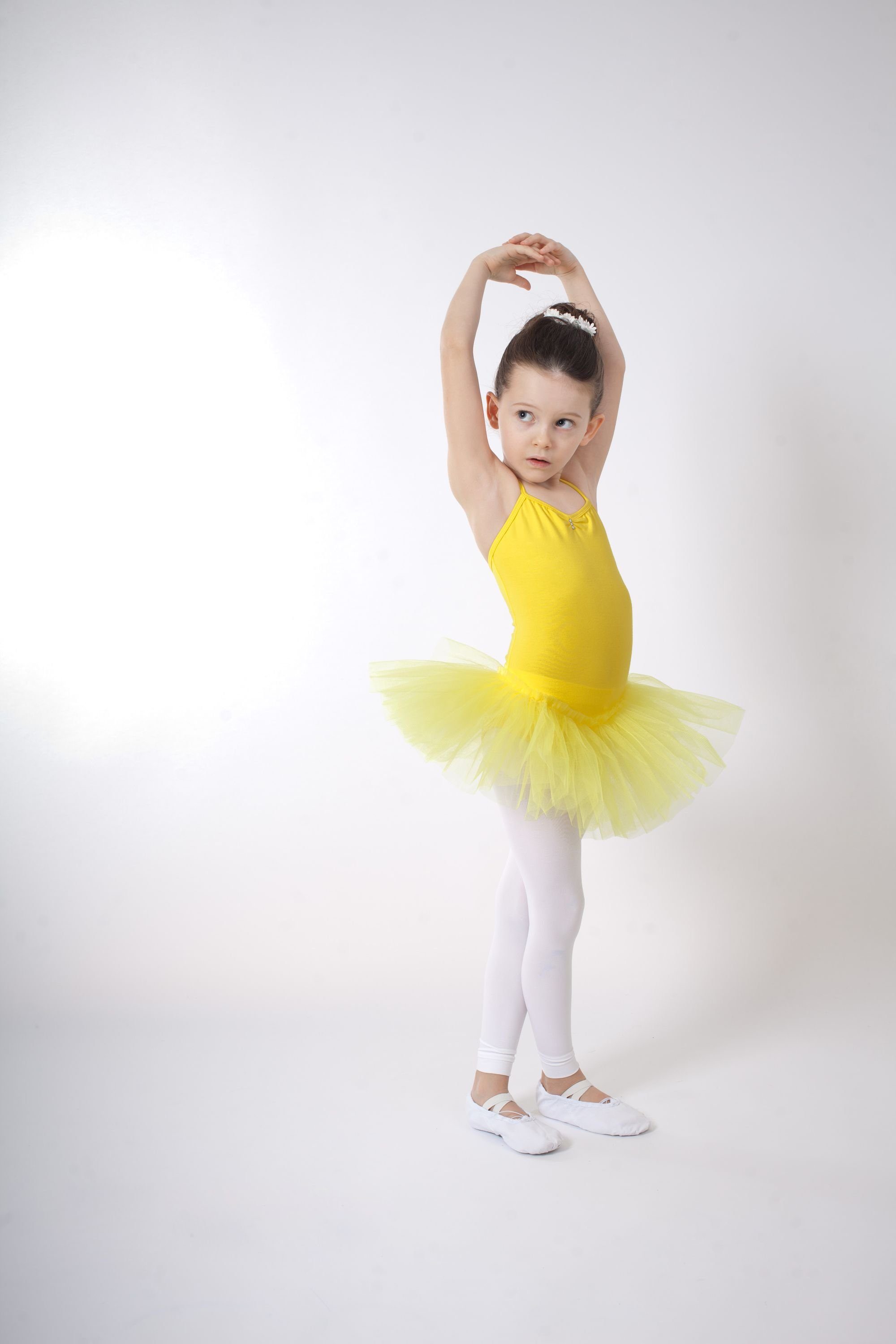 tanzmuster gelb Ballettkleid für Glitzersteinen Ballett Tüllkleid mit Kim Tutu Mädchen