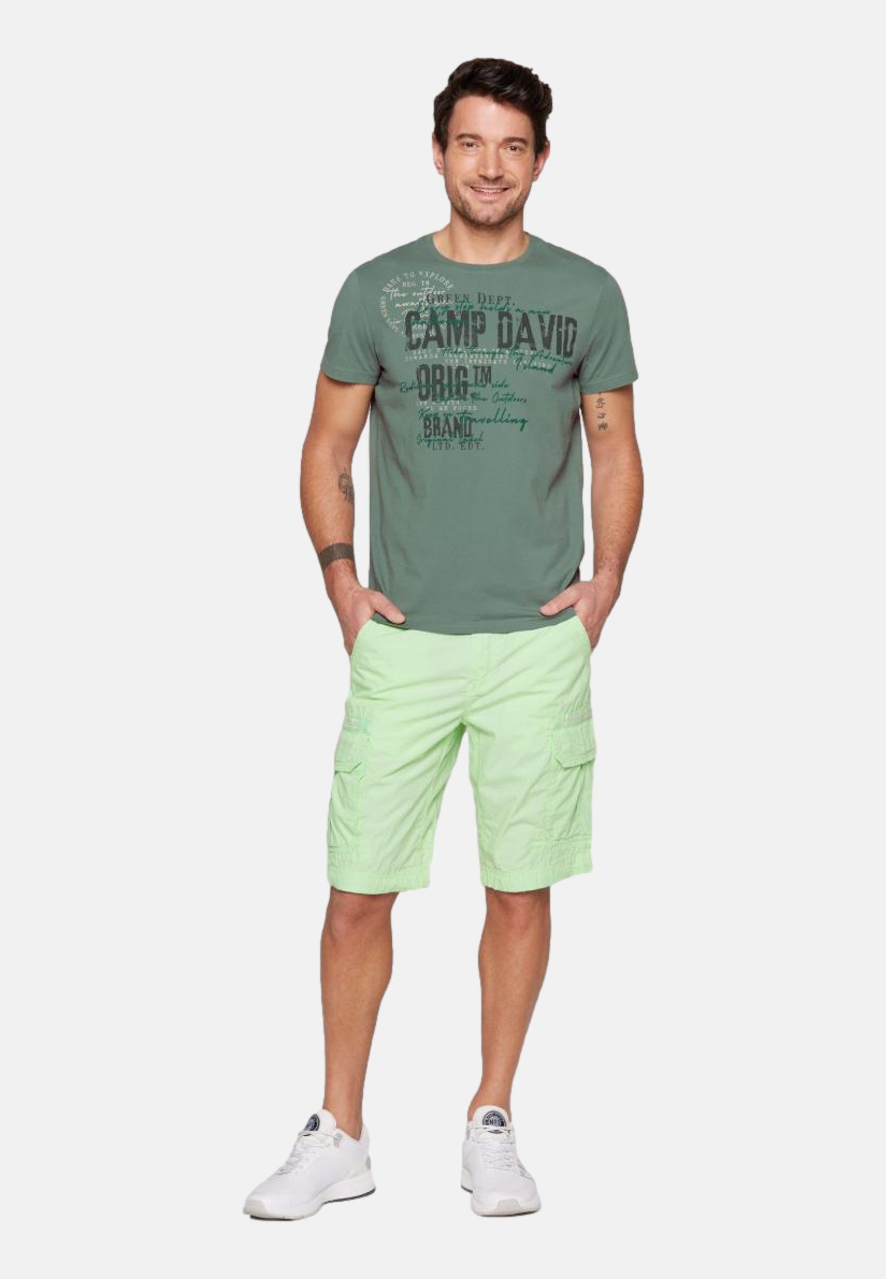 CAMP DAVID T-Shirt T-Shirt Kurzarmshirt (1-tlg., günstig online kaufen