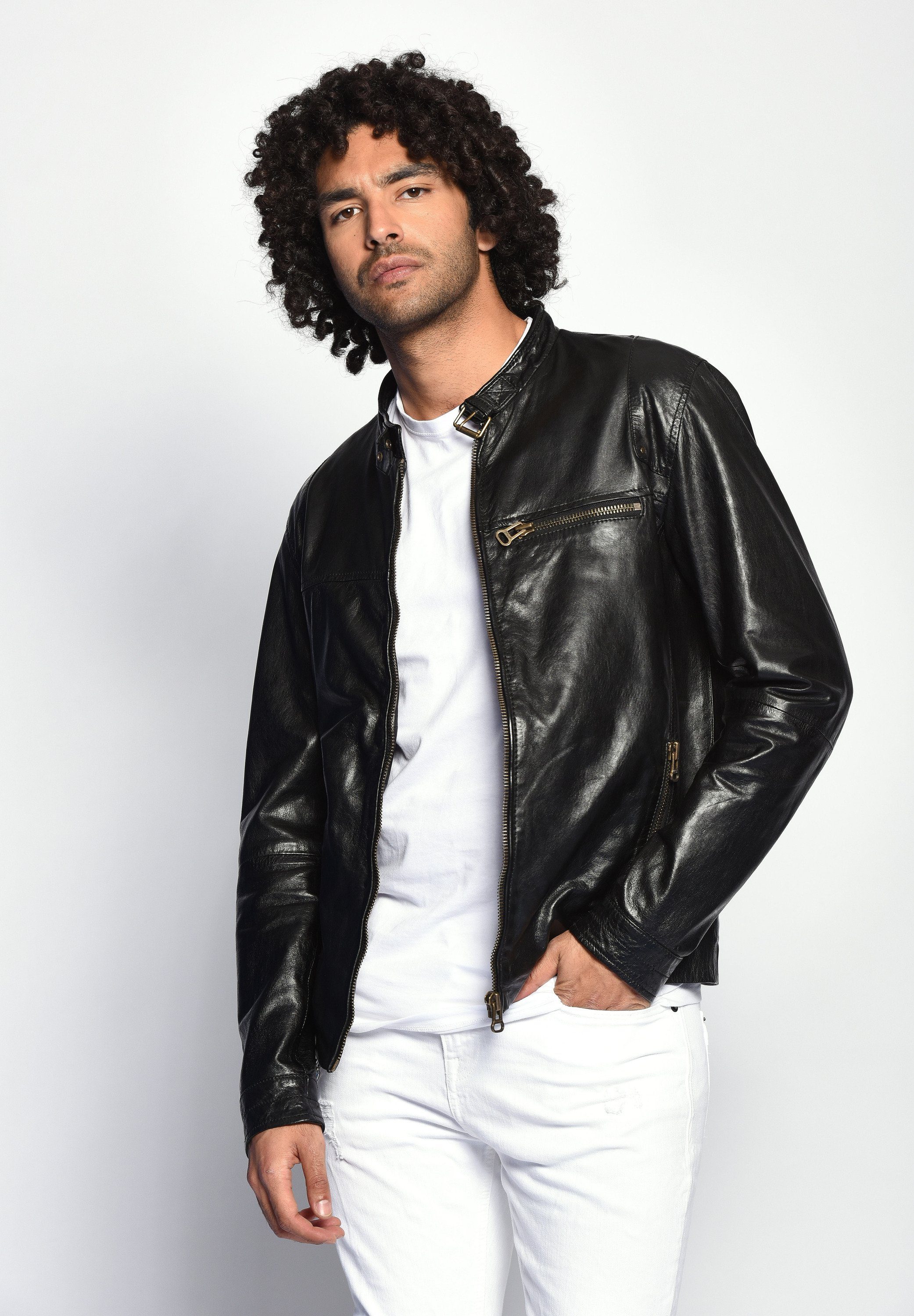 Maze Lederjacke Puckham