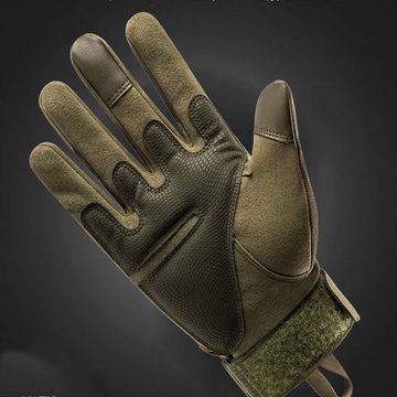 FIDDY Strickhandschuhe Winter gestrickte Touchscreen-Handschuhe für Damen, verdickte rutschfeste warme Winterhandschuhe