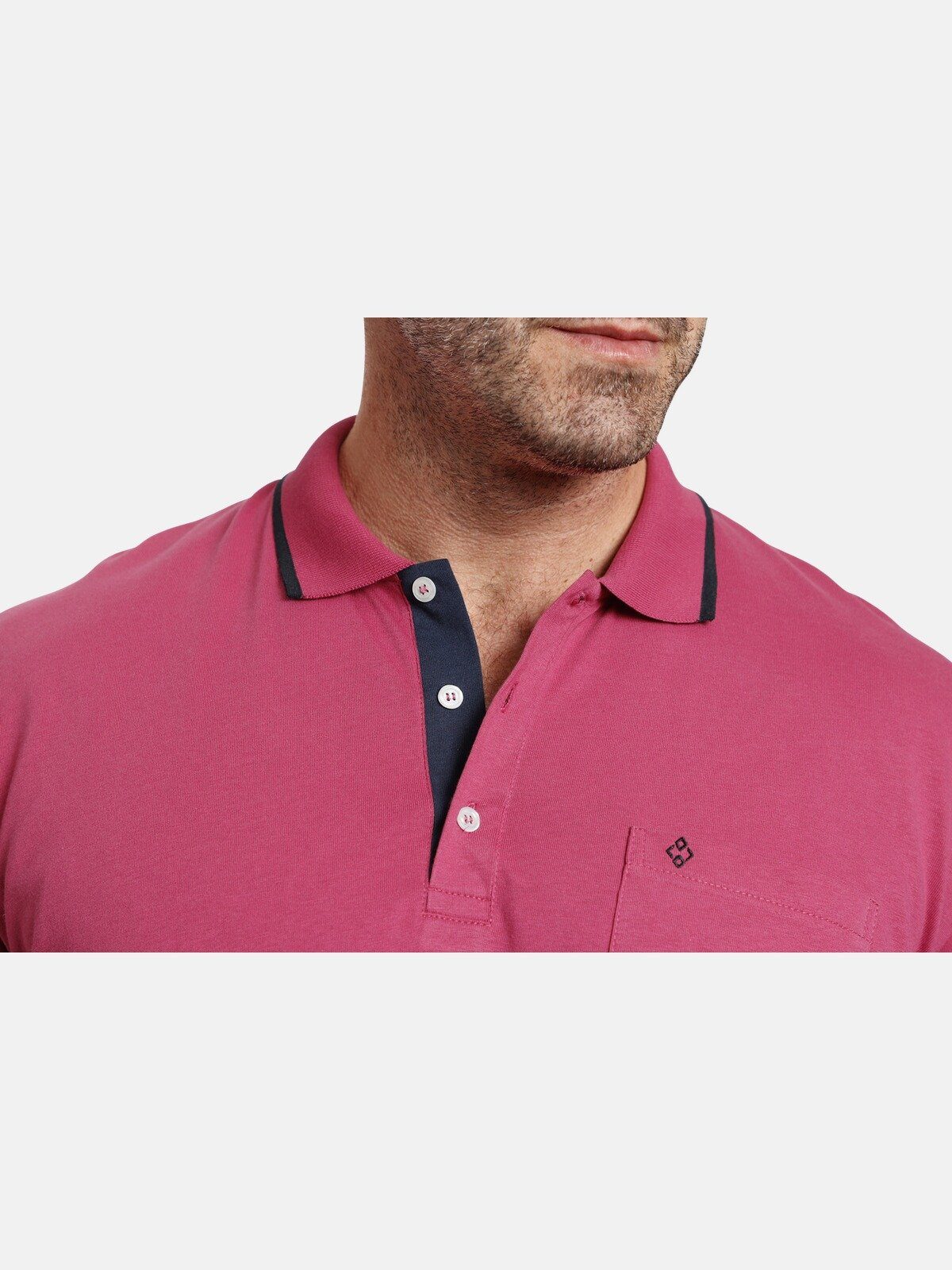 FEN Charles Poloshirt Jersey-Qualität Colby EARL pink bequeme