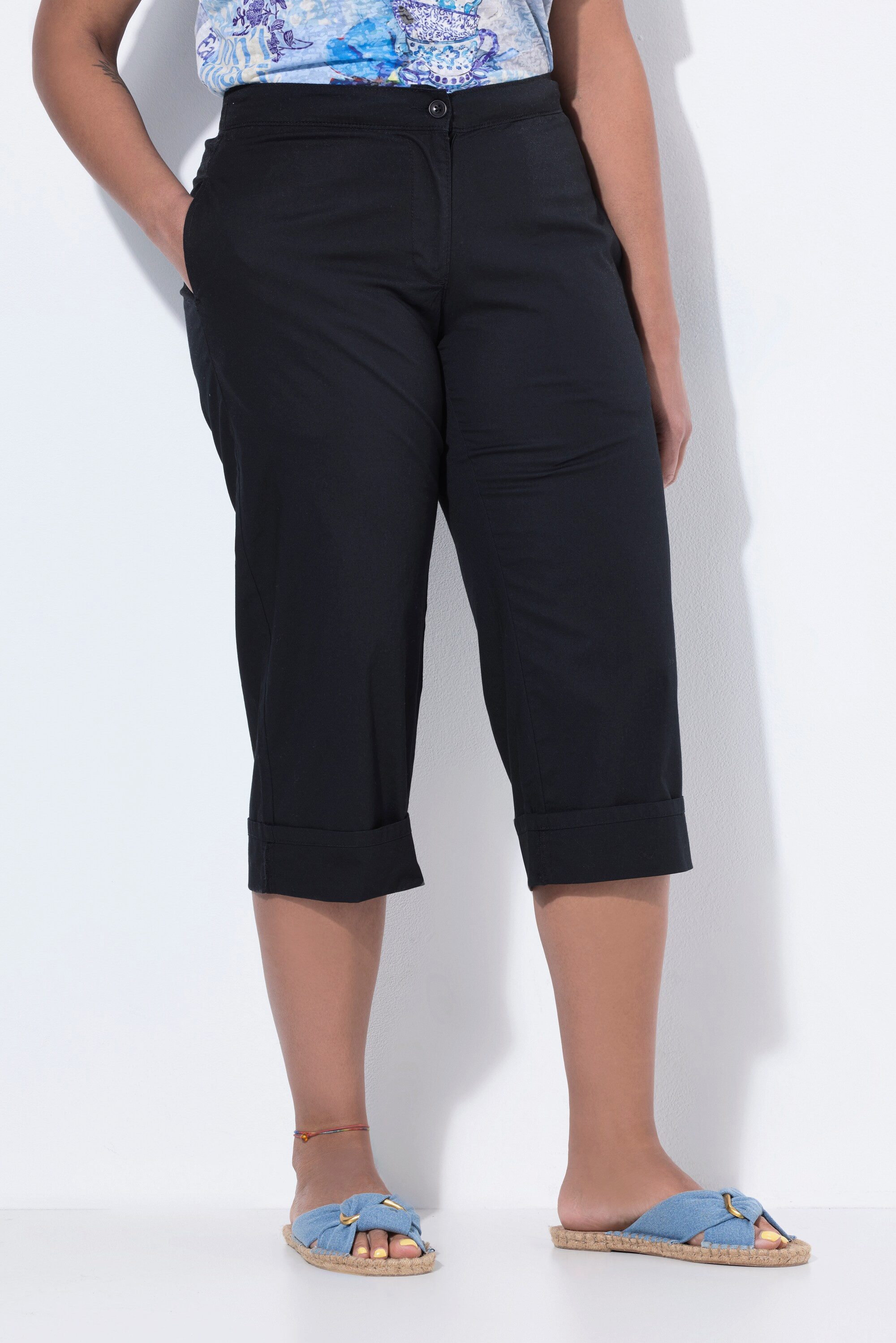 Funktionshose Culotte weites gerades Bein Elastikbund