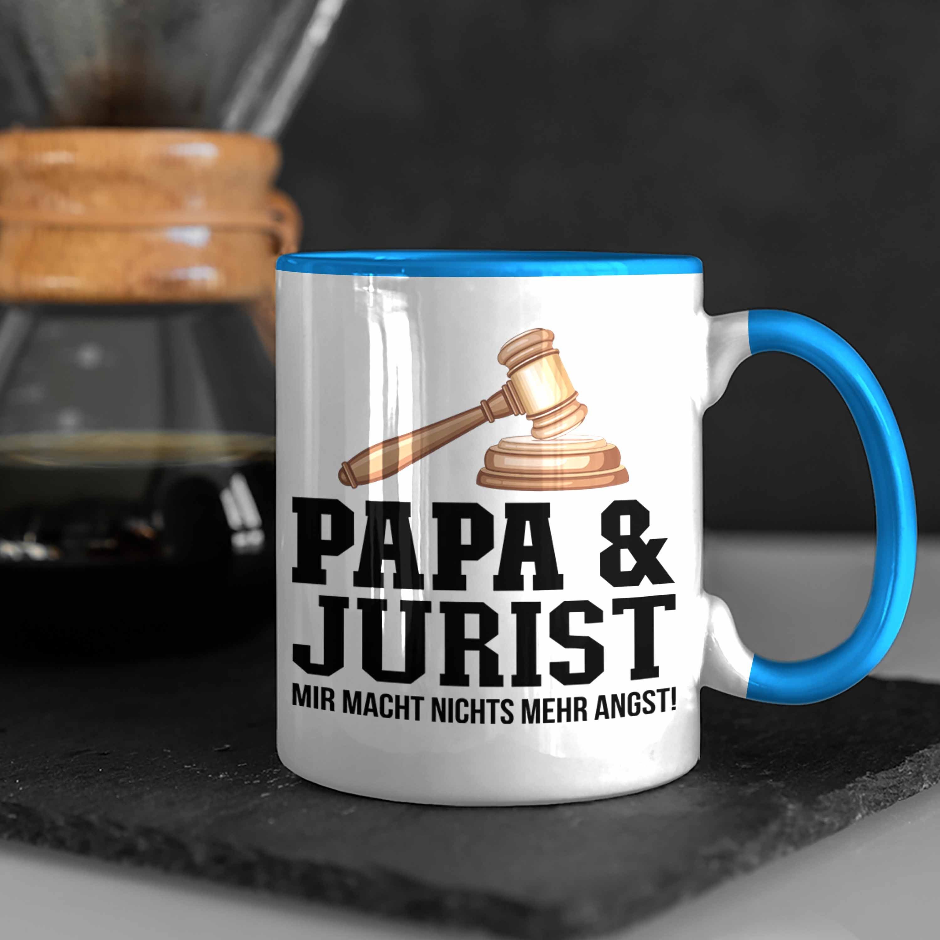 Blau Trendation Jurist Vater für Jura Papa Tasse Geschenkidee Trendation und - Juriste Tasse