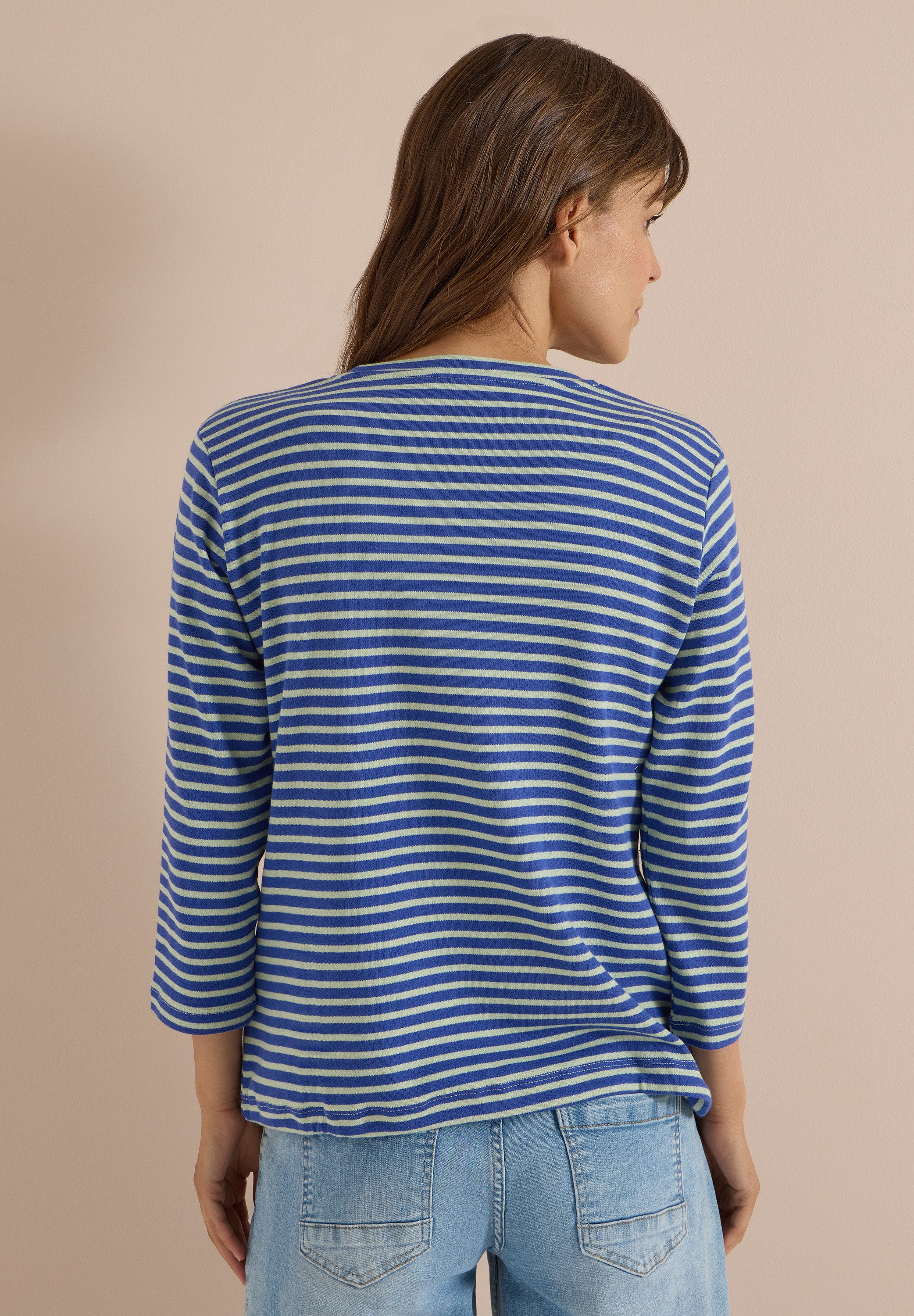 CECIL 3/4-Arm-Shirt aus reiner Baumwolle – Bild 2 von 5
