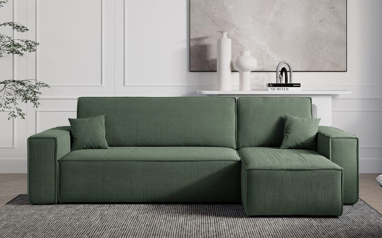 Compleo Ecksofa Cordsofa, Modern Couch-L, universelle günstig online kaufen