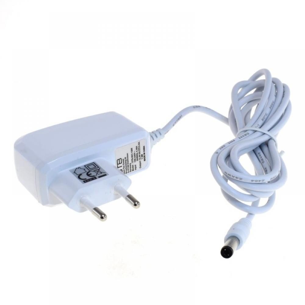 OTB Schaltnetzteil 12V DC 600mA mit Hohlstecker 5,5 x 2,1 mm weiß Netzteil
