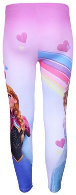 Sarcia.eu 7/8-Leggings Pinke Mädchenleggings Anna und Elsa Disney 4 Jahre